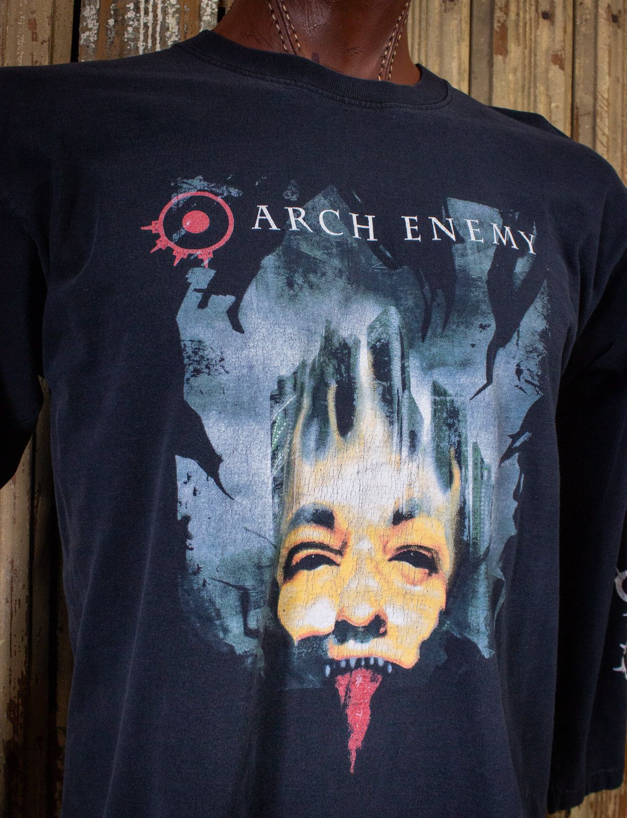 Vintage Arch Enemy Long Sleeve Concert T Shirt 90s