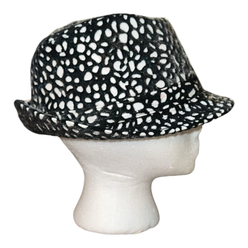 Other Women’s Black & White Fedora Hat One Size Size ONE SIZE - 2 Thumbnail