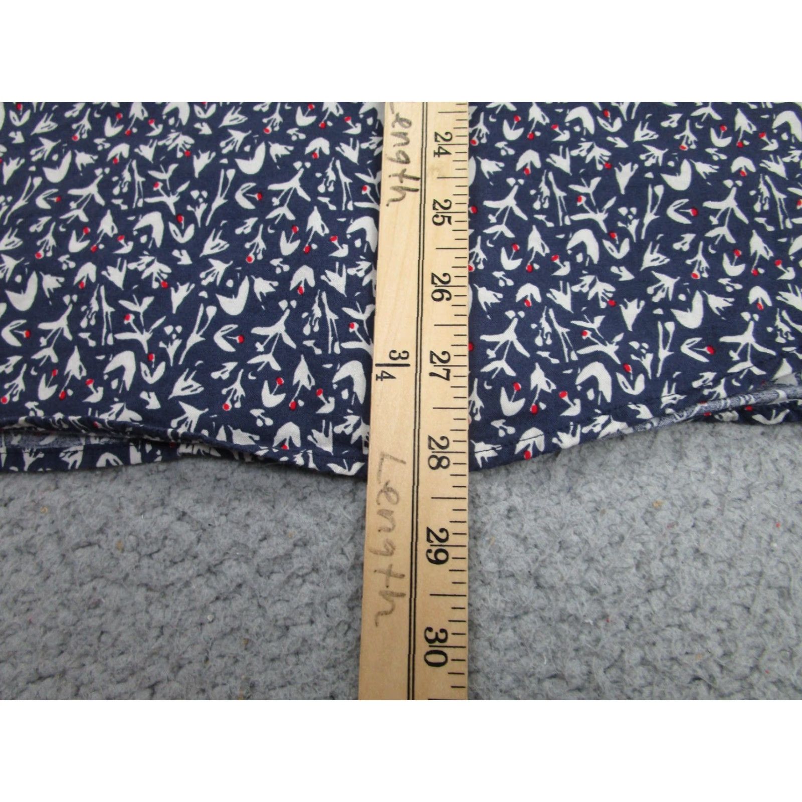 RVCA RVCA Shirt Mens Medium Blue Bird Print Woven Short Sleeve Button Front Casual Size US M / EU 48-50 / 2 - 7 Thumbnail