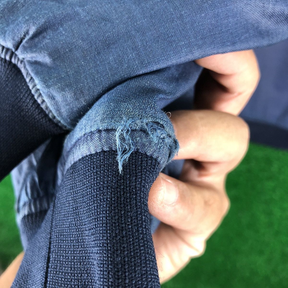 Japanese Brand Bomber Jacket Type MA-1 Denim by 1975 Size US L / EU 52-54 / 3 - 11 Thumbnail