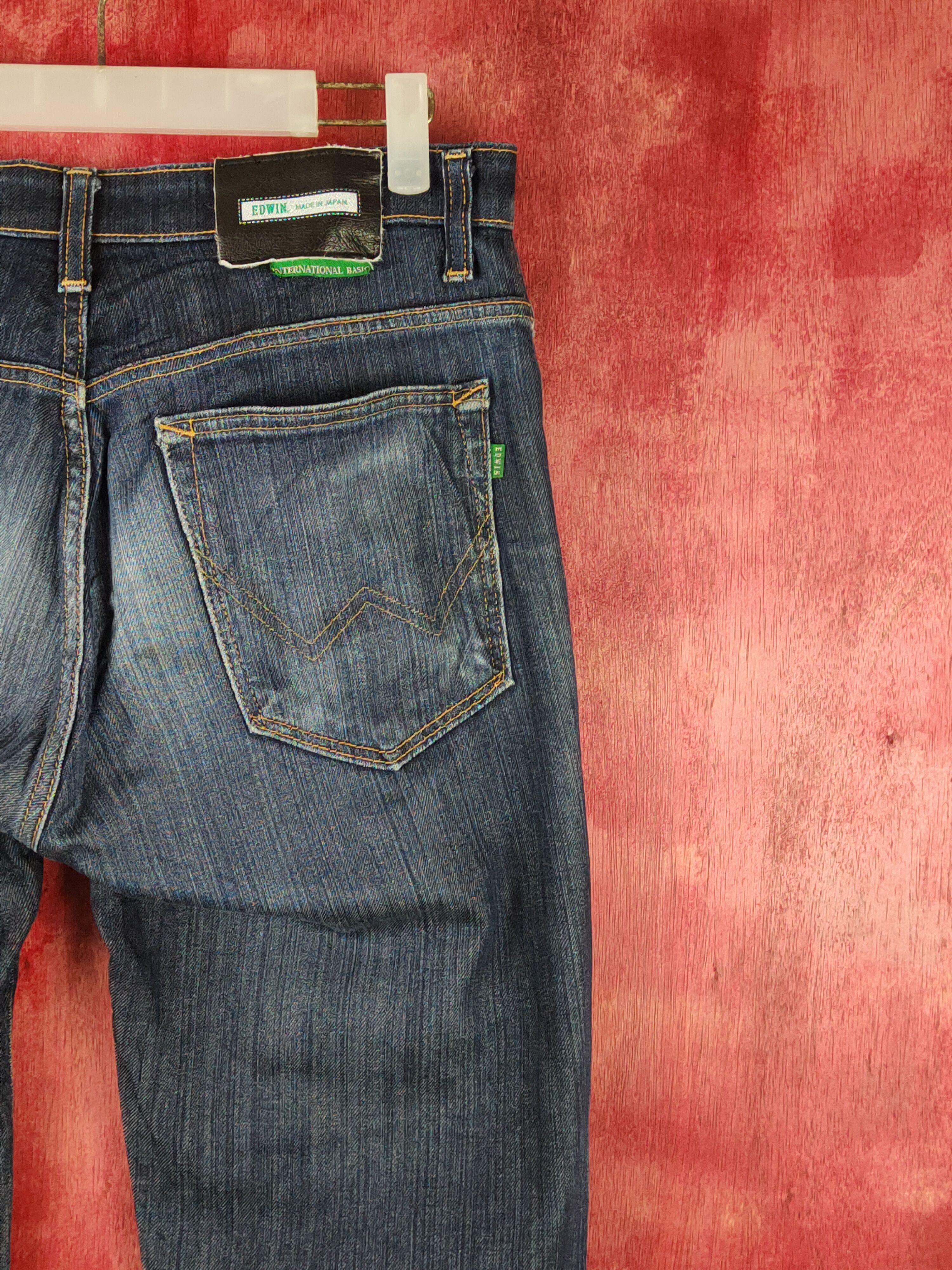 Edwin Edwin Dark Blue Faded Multipocket Denim #S1606 Size US 31 - 12 Thumbnail