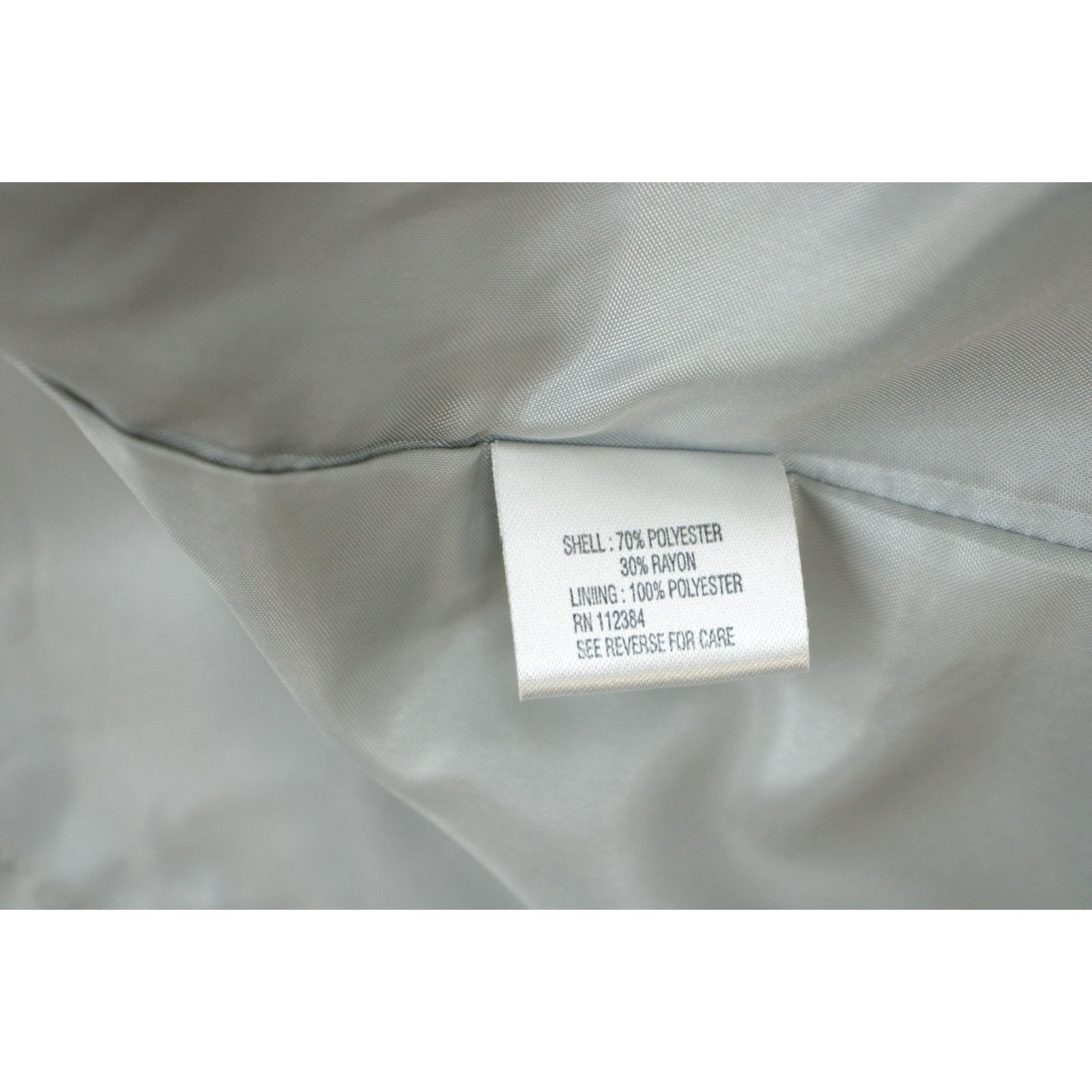 Calvin Klein Calvin Klein Blazer Womens Size 8 Black Pinstripe Lined Size M / US 6-8 / IT 42-44 - 5 Thumbnail