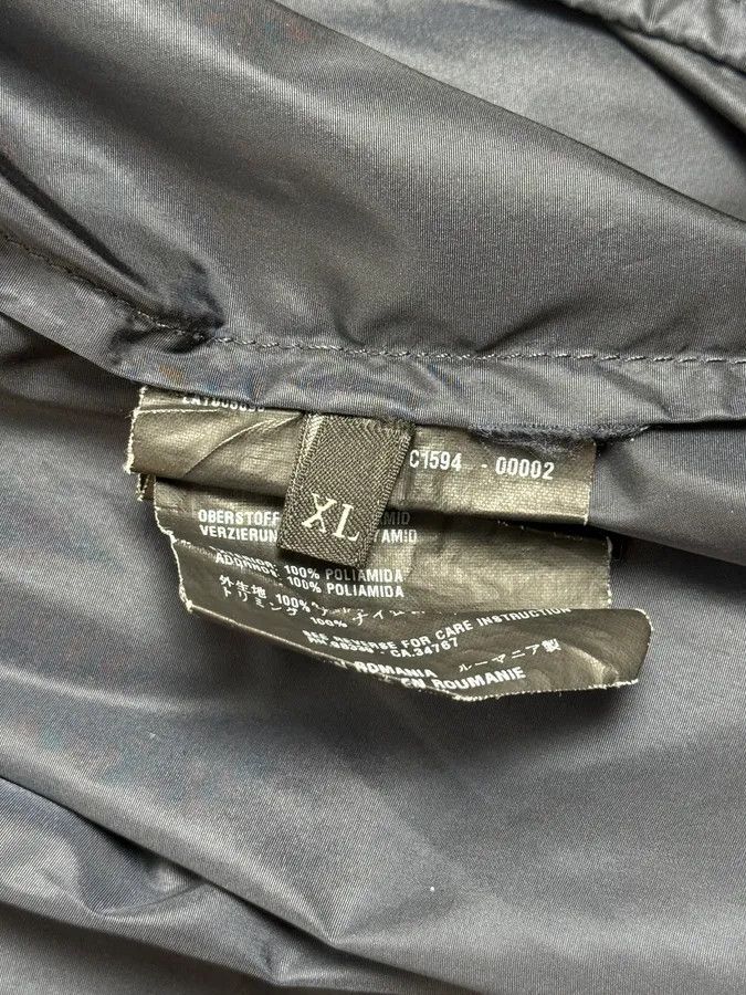 Prada 2000s Prada Nylon Navy Bomber Jacket Size US M / EU 48-50 / 2 - 12 Thumbnail