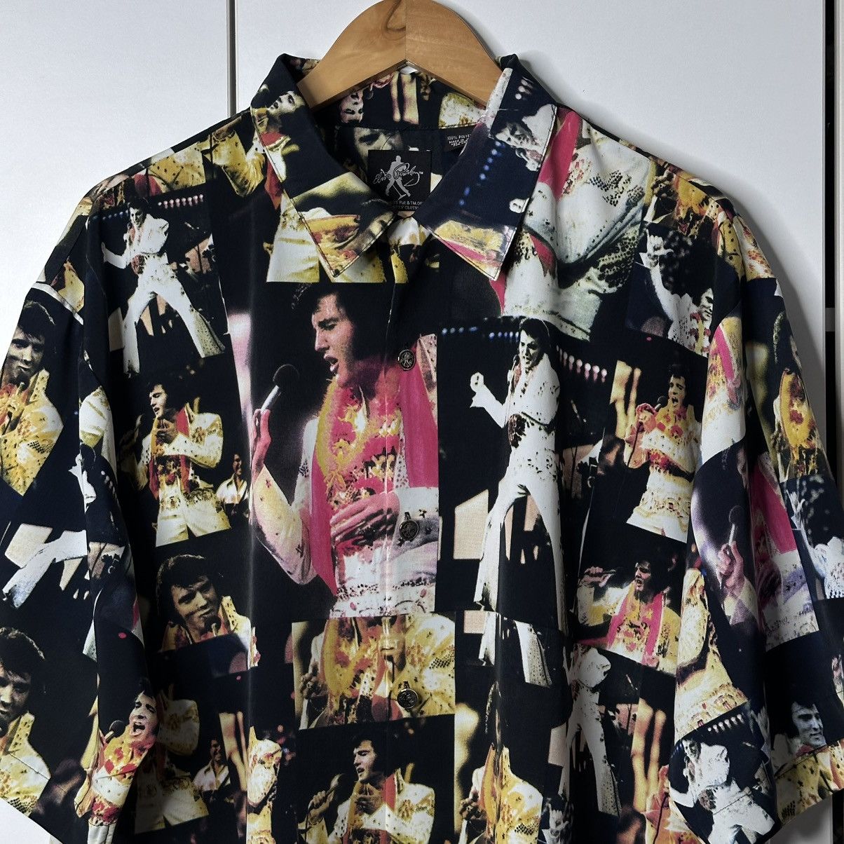 Band Tees Elvis Presley Dragonfly Vintage 90s Made in Korea Rare Size US L / EU 52-54 / 3 - 2 Thumbnail