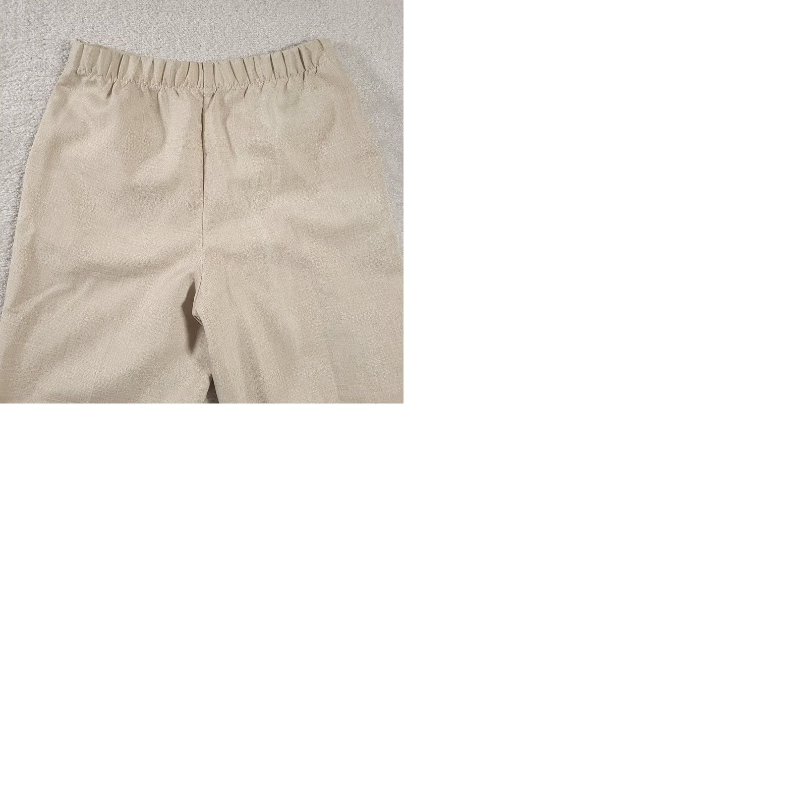 Blair Blair Dress Pants Women 10 Tan Pleated High Rise Tapered Leg Pants Size 40" / US 18 - 9 Thumbnail