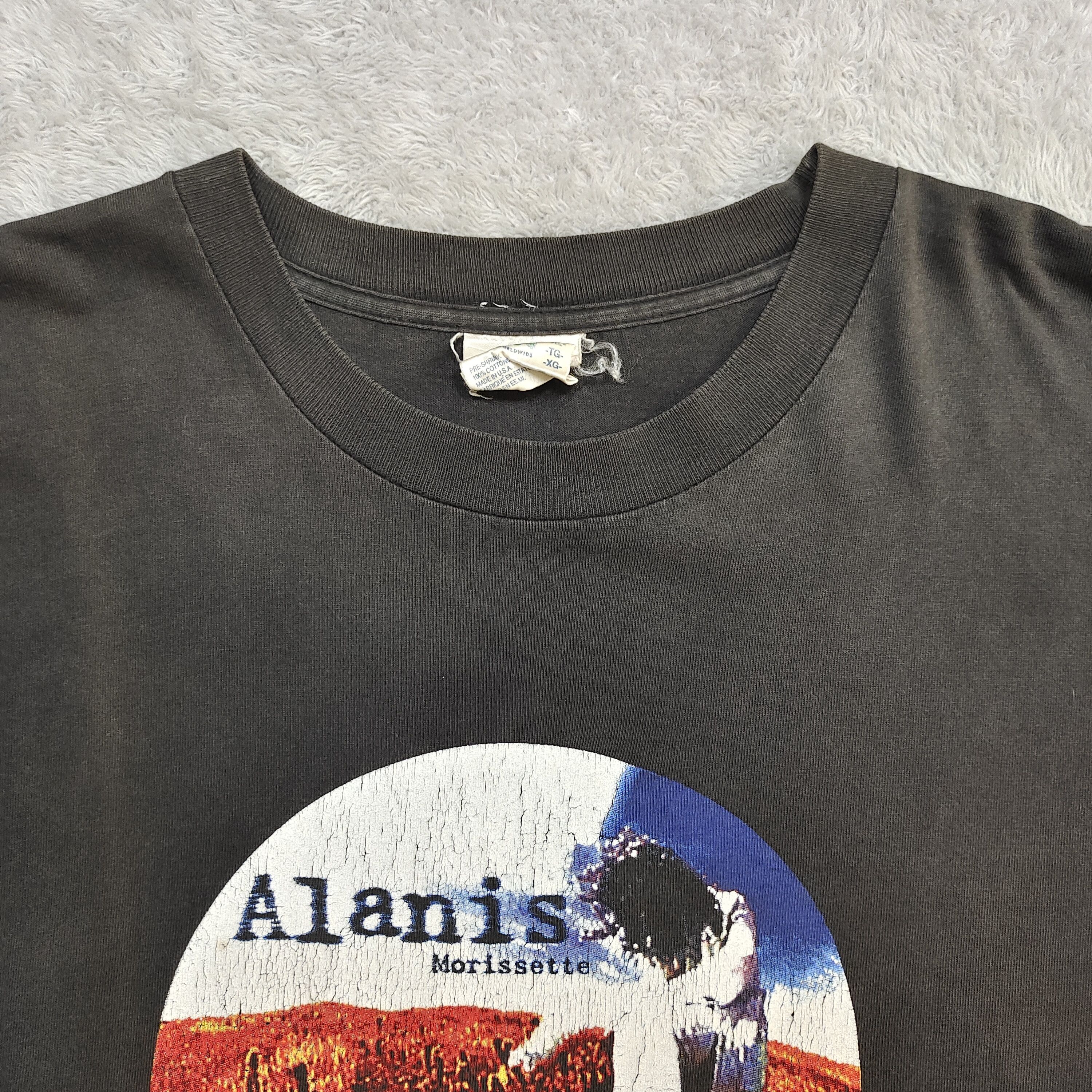 Band Tees VINTAGE 90's Alanis Morissette “flower field” tour T-shirtXL Size US XL / EU 56 / 4 - 3 Thumbnail