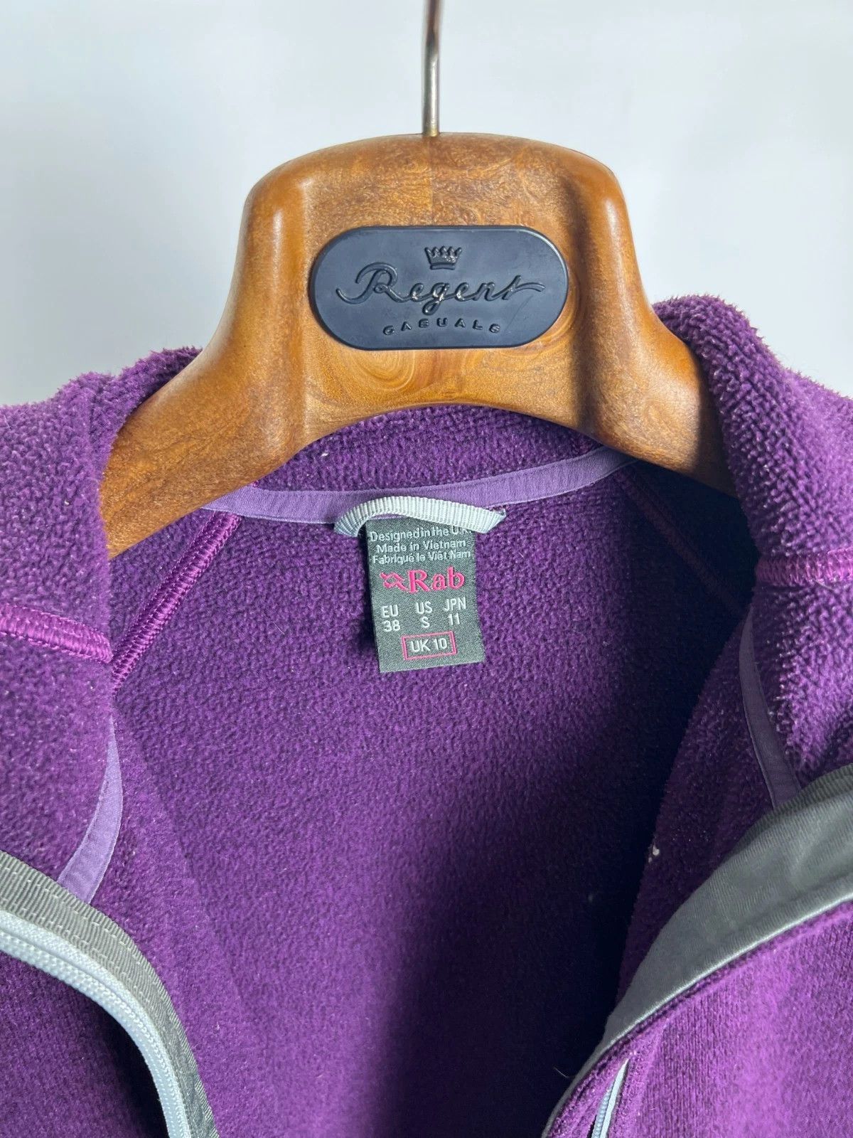 Rab Rab Quest Jacket Fleece Purple Full Zip High Neck Hoodie Size S / US 4 / IT 40 - 5 Thumbnail