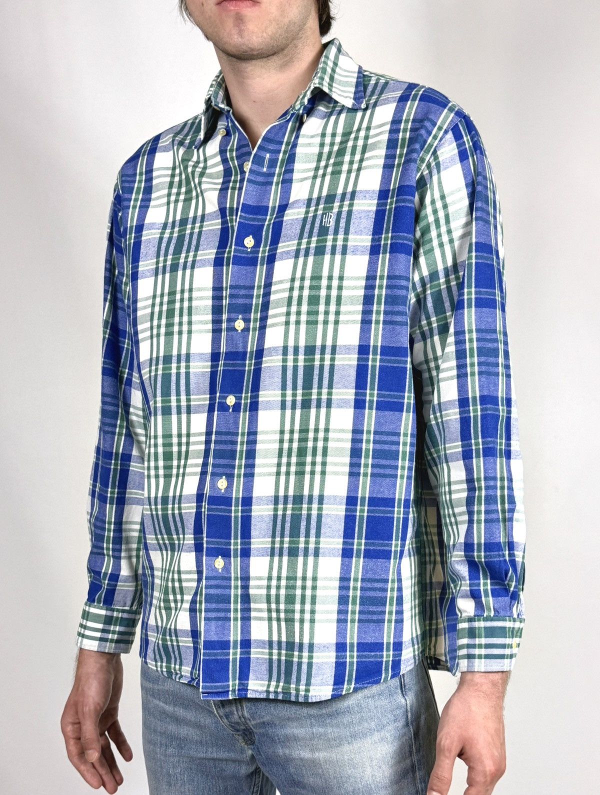 Hugo Boss Vintage 90s Hugo Boss Check Flannel Shirt Size US XL / EU 56 / 4 - 3 Thumbnail