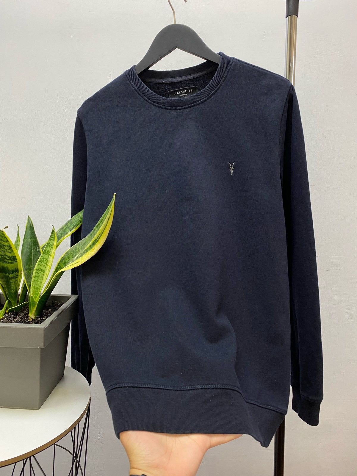 Allsaints × Vintage Vintage Allsaints Black Classic Sweatshirt Style Size US M / EU 48-50 / 2 - 9 Thumbnail