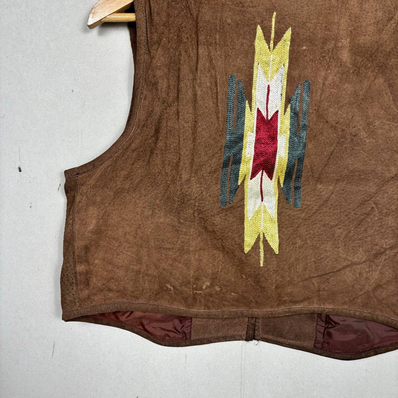Chevignon Vintage Chevignon Leather Vest Southwestern Embroidered F Size US M / EU 48-50 / 2 - 8 Thumbnail