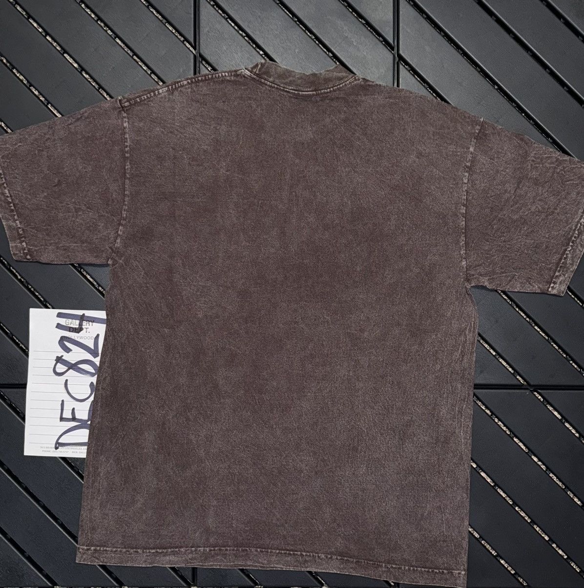 Revenge Revenge Acid Wash Embroidered Basic Tee Size US XL / EU 56 / 4 - 3 Thumbnail