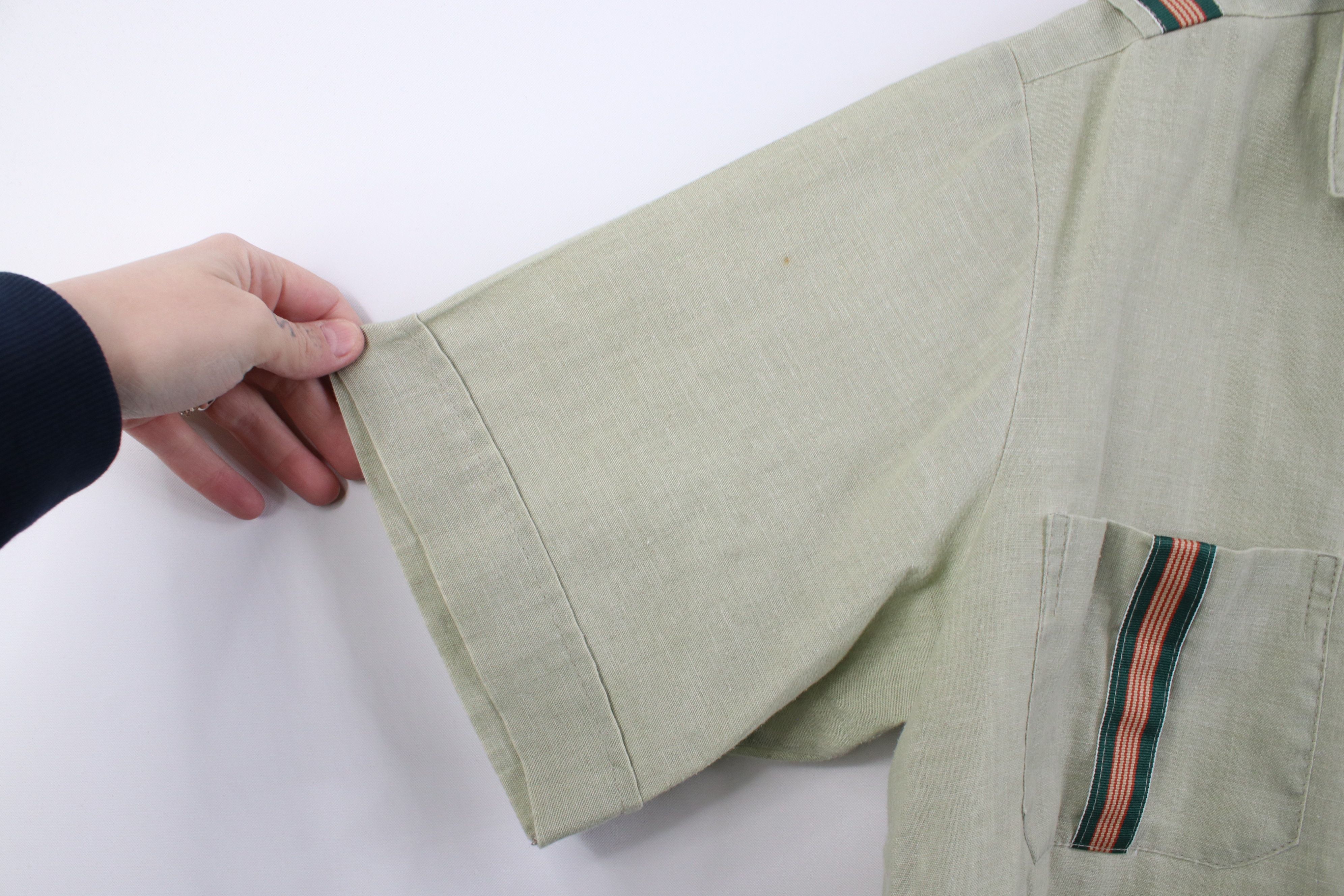 Vintage Vintage 60s 70s Streetwear Military Style Safari Shirt Size US M / EU 48-50 / 2 - 7 Thumbnail