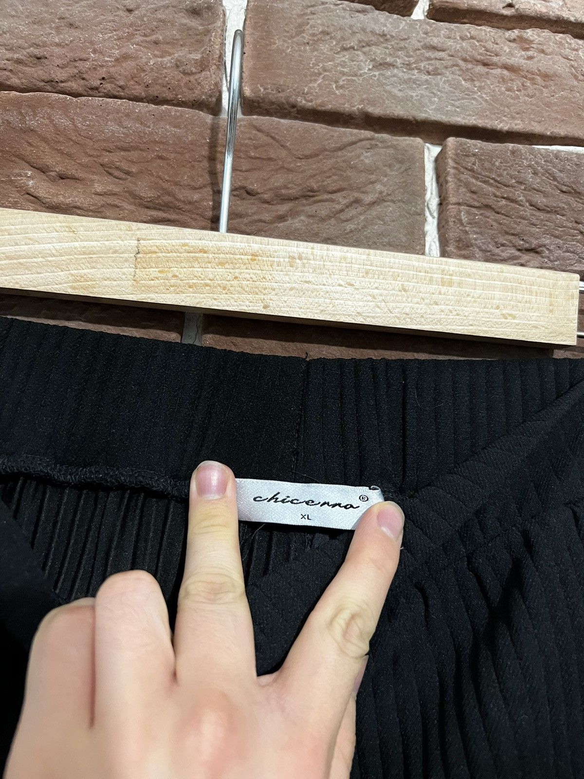 Japanese Brand Rare Vintage Y2k Casual Black Light Pant Issey Miyake Vibe Size US 34 / EU 50 - 10 Thumbnail
