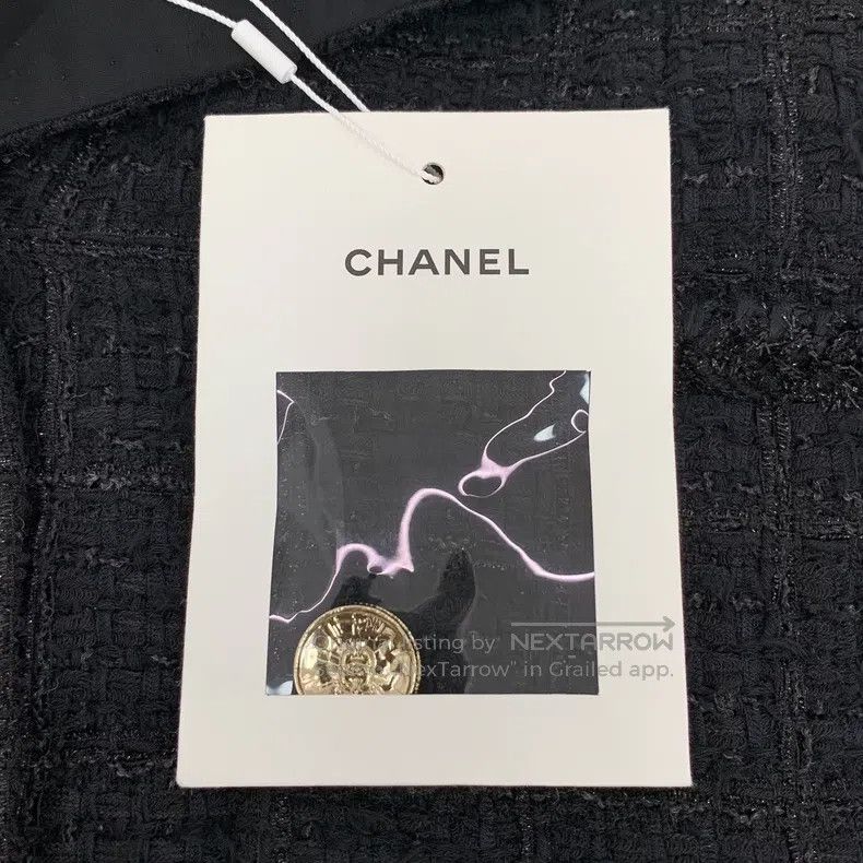 Chanel Chanel 25B black cotton hooded single-breasted long-sleeve Size M / US 6-8 / IT 42-44 - 8 Thumbnail