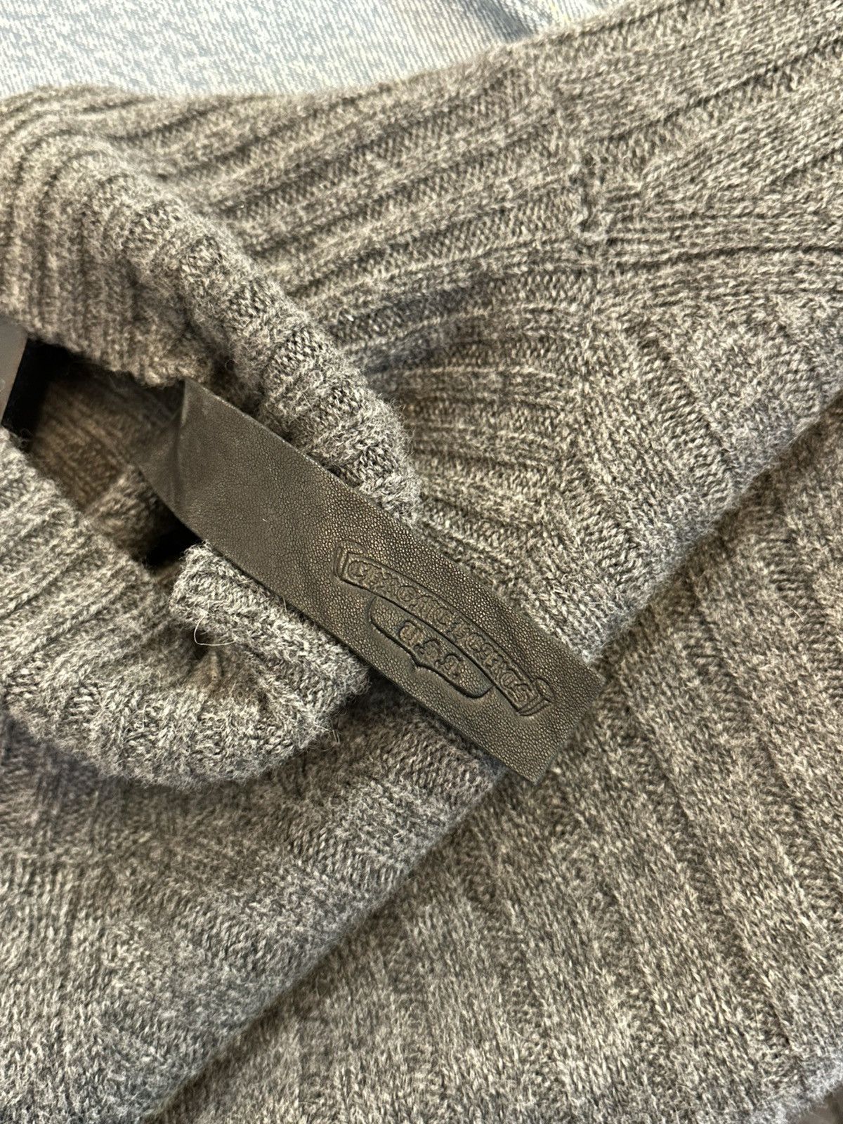 Chrome Hearts CHROME HEARTS PATCHED CASHMERE TURTLENECK Size XS / US 0-2 / IT 36-38 - 6 Thumbnail