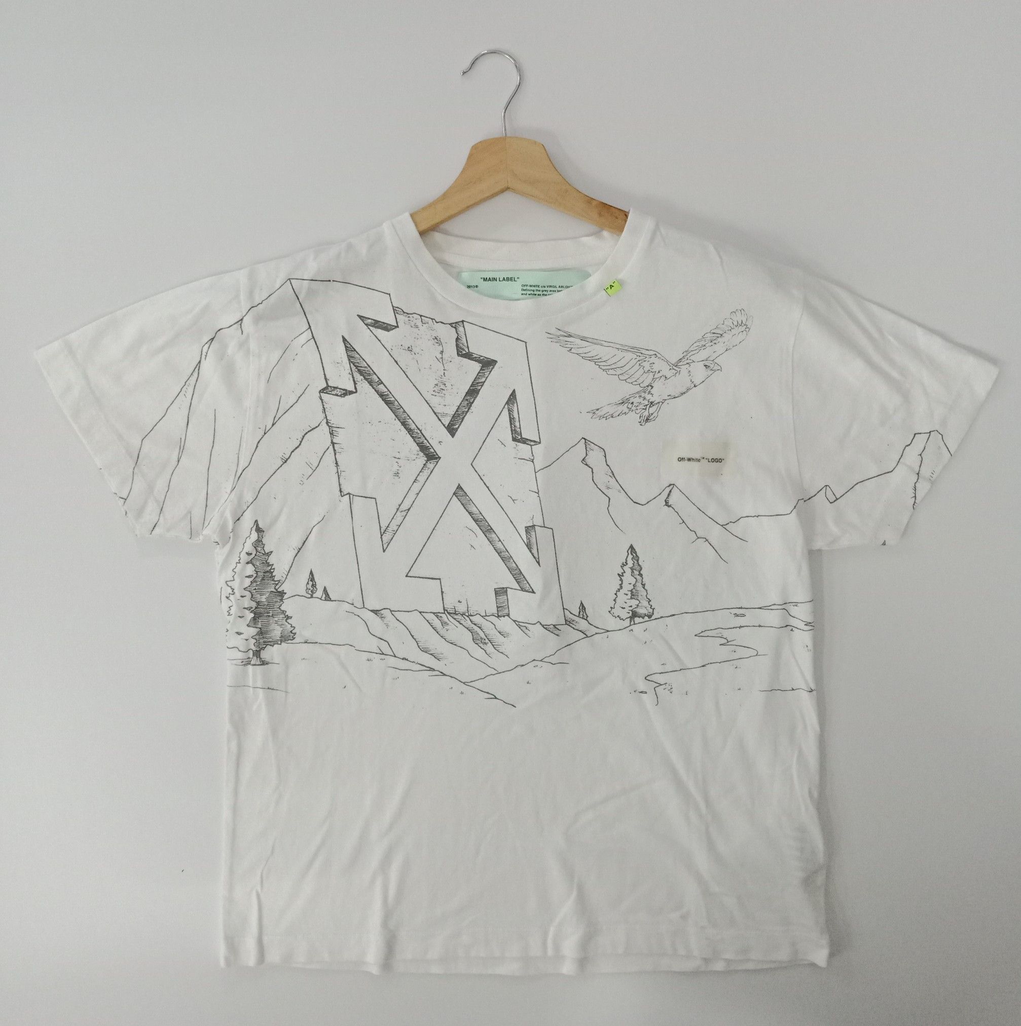 2013 Off-White Eagle Spell Out Logo #B