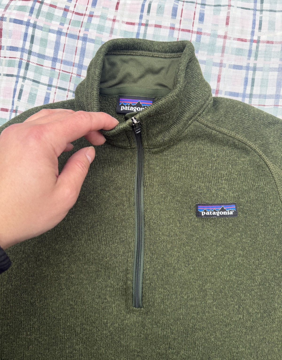 Patagonia Patagonia Olive Green Better Sweater Half Zip Size M / US 6-8 / IT 42-44 - 6 Thumbnail