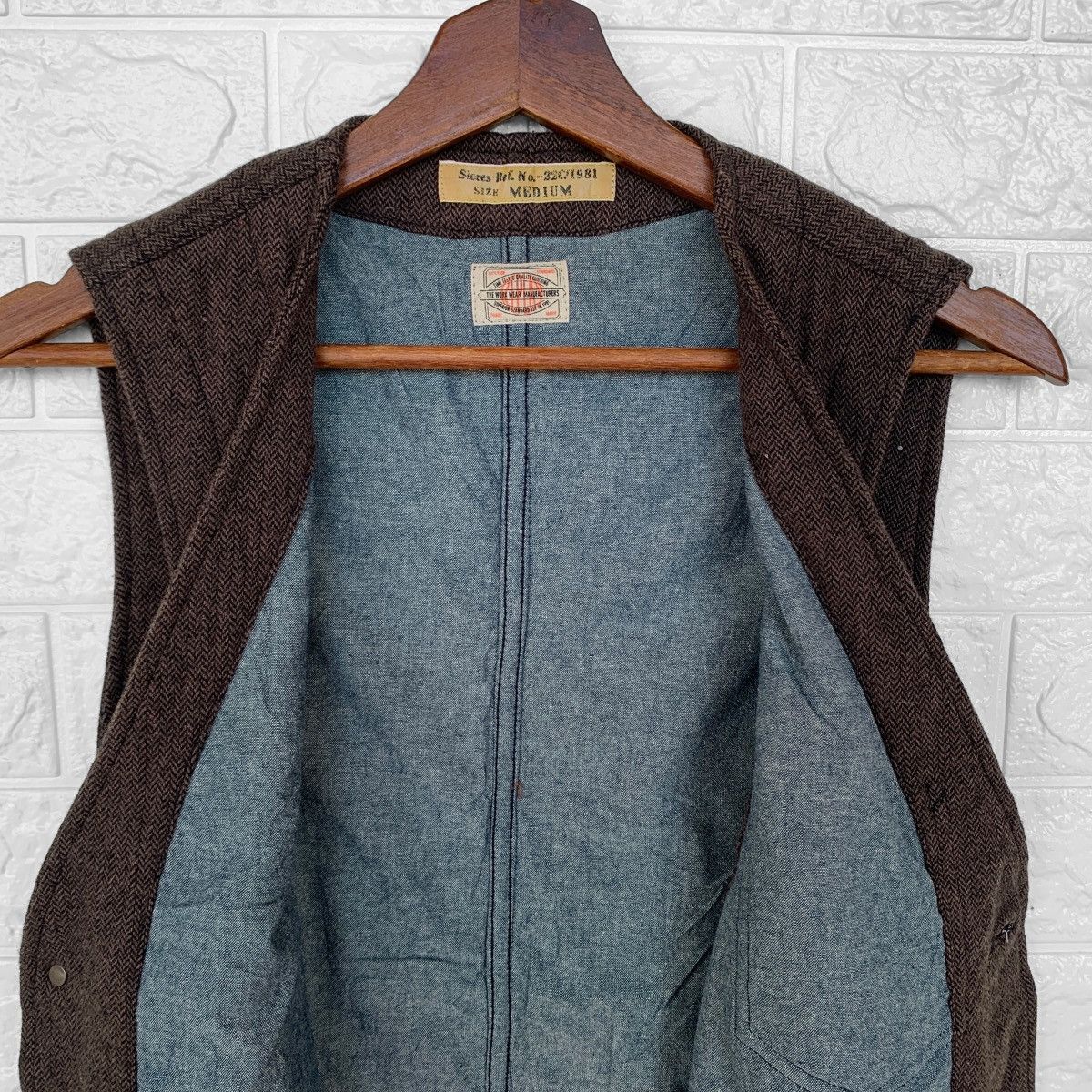 Replay Replay Wool Vest Dark Brown Jacket Size US S / EU 44-46 / 1 - 6 Thumbnail