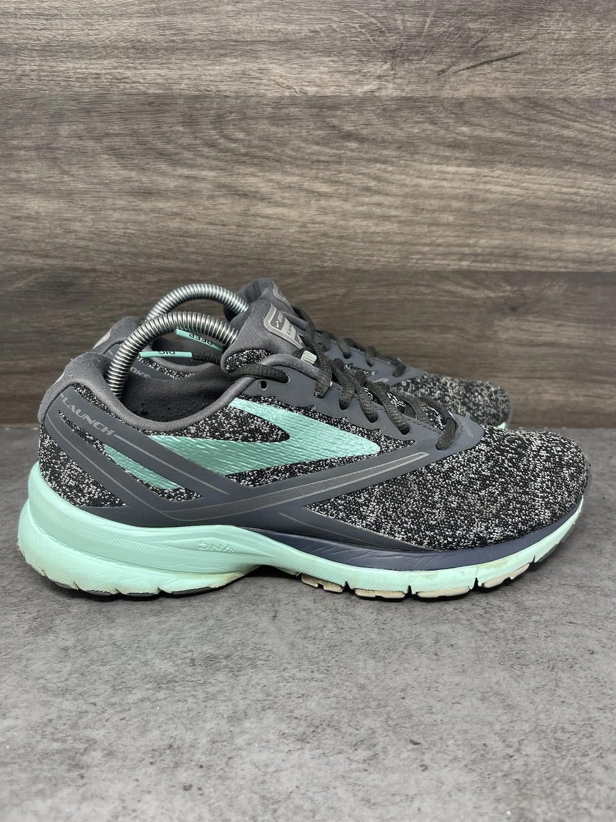 Brooks Brooks Launch 4 Running Shoes Womens Size 10 Black Green Size US 10 / IT 40 - 5 Thumbnail