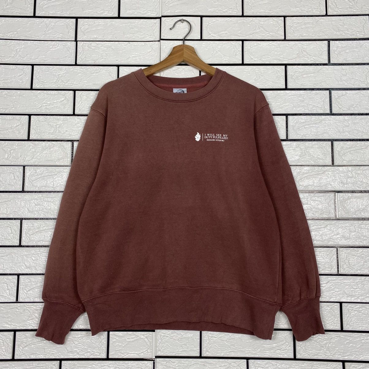 Japanese Brand Vintage Sweatshirt Demon Slayer Full Print Size US S / EU 44-46 / 1 - 2 Thumbnail