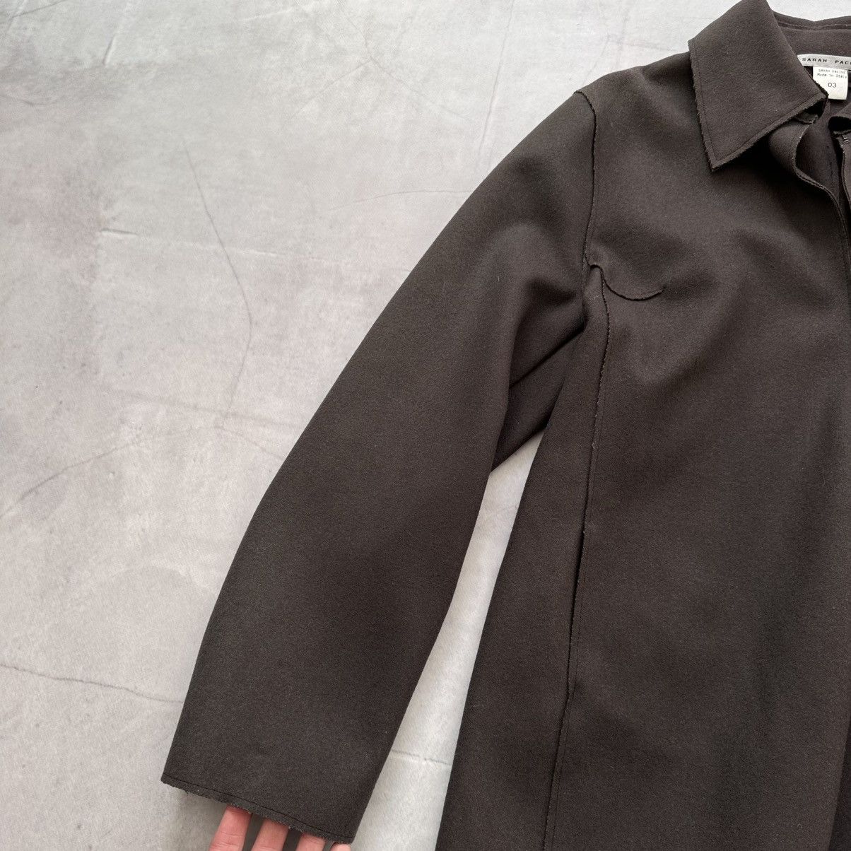 Sarah Pacini Archive Sarah Pacini Avant Garde Wool Jacket Coat Overshirt Size L / US 10 / IT 46 - 11 Thumbnail