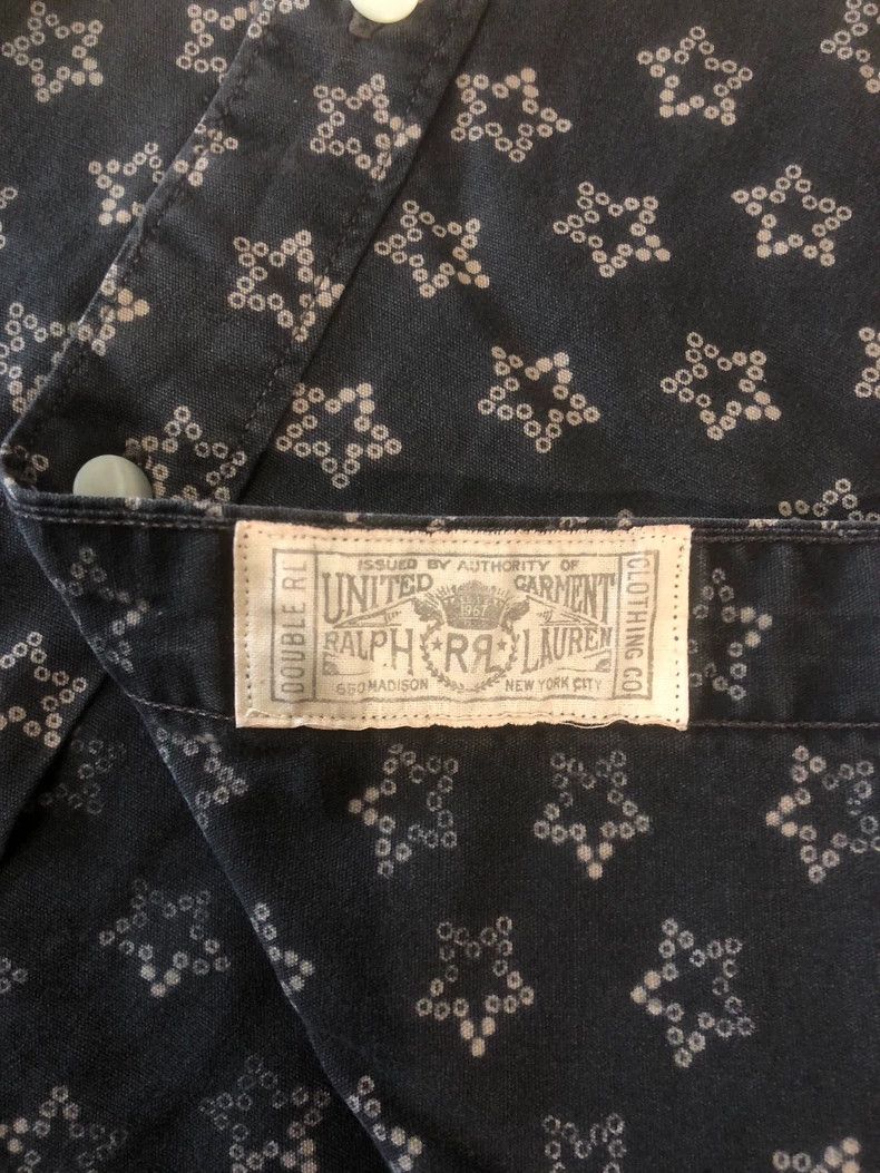 RRL Ralph Lauren RRL Ralph Lauren Early vintage super rare star shirt Size US S / EU 44-46 / 1 - 4 Thumbnail