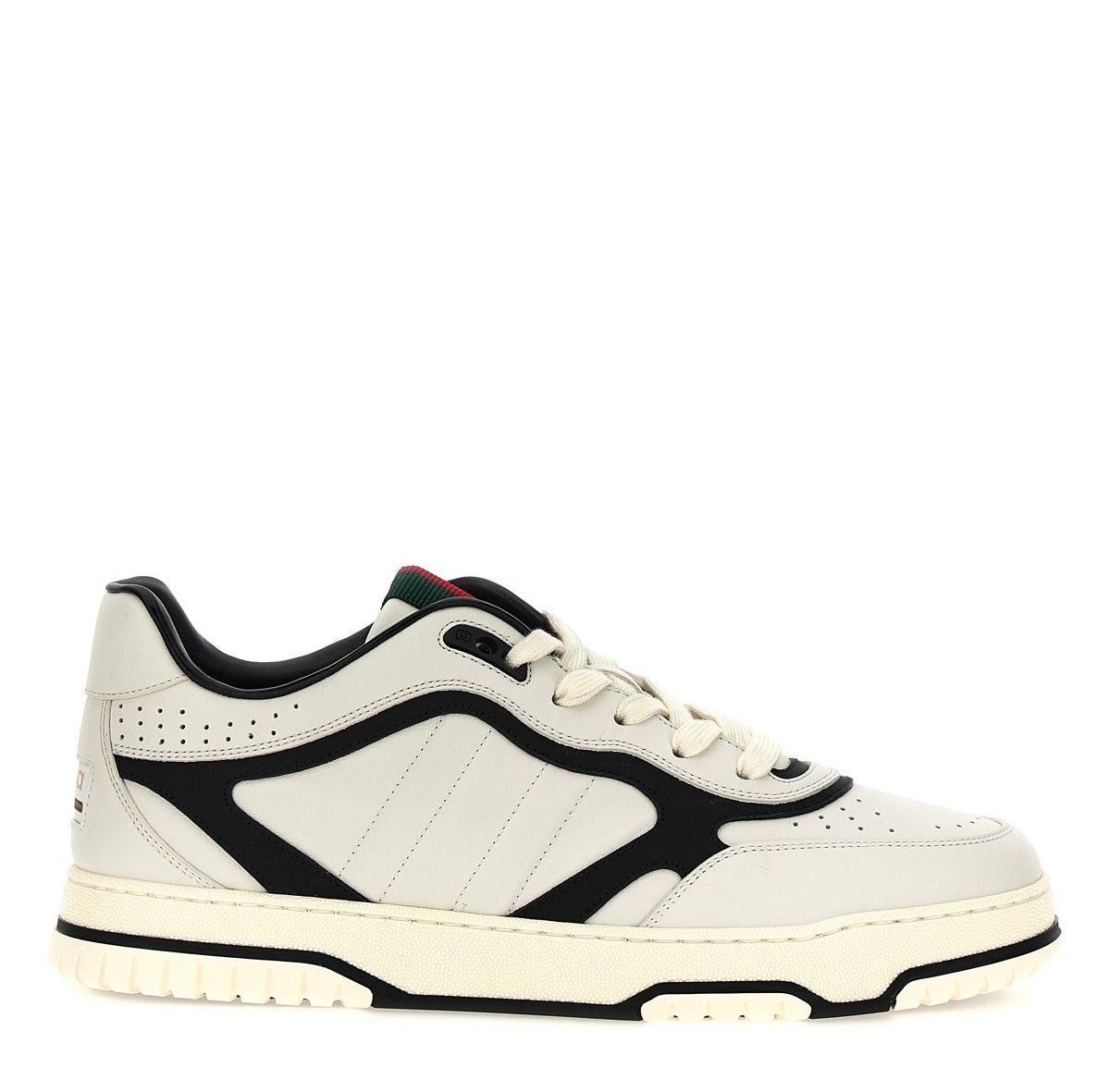 Gucci GUCCI MEN’S RE-WEB LEATHER SNEAKERS SIZE 6 Size ONE SIZE - 1 Thumbnail