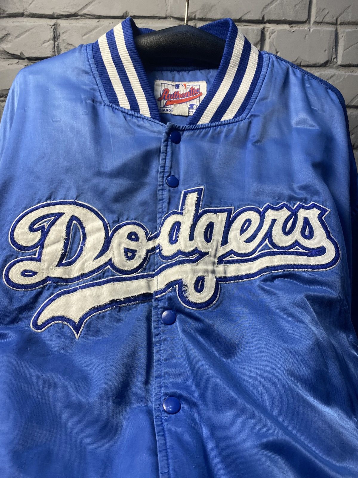 Starter Vintage LA Dodgers Diamond Collection Satin Starter sz XXXL Size US XXL / EU 58 / 5 - 3 Thumbnail