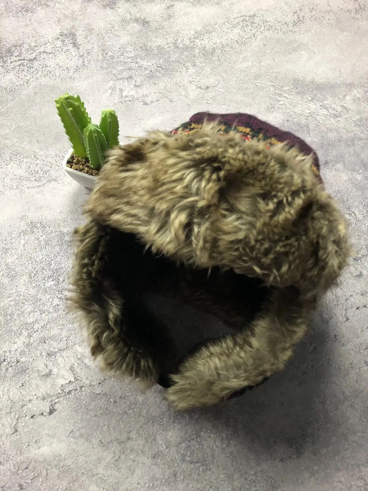 Japanese Brand USHANKA Hat Vintage Hype Mohair Streetwear Japans Style Y2k Size ONE SIZE - 1 Thumbnail