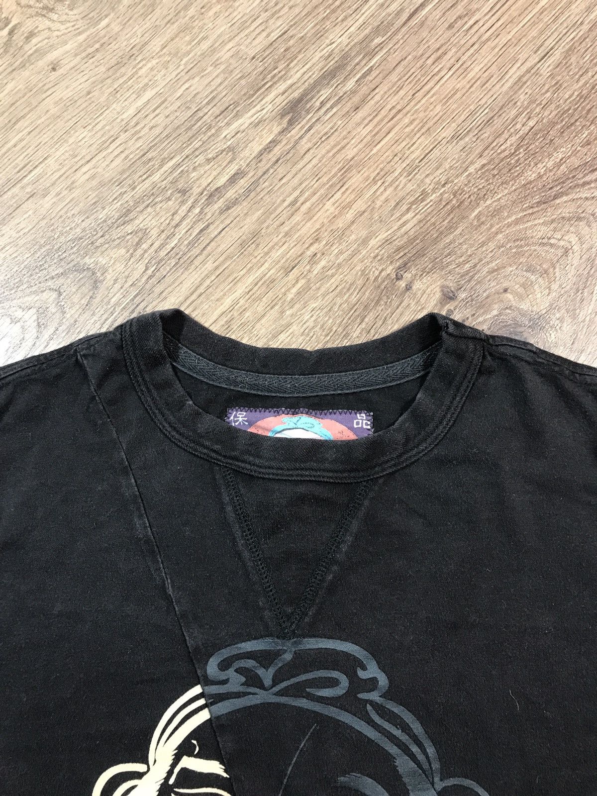 Evisu × Vintage Vintage Evisu T Shirt Black Graphic Print Size M / US 6-8 / IT 42-44 - 8 Thumbnail