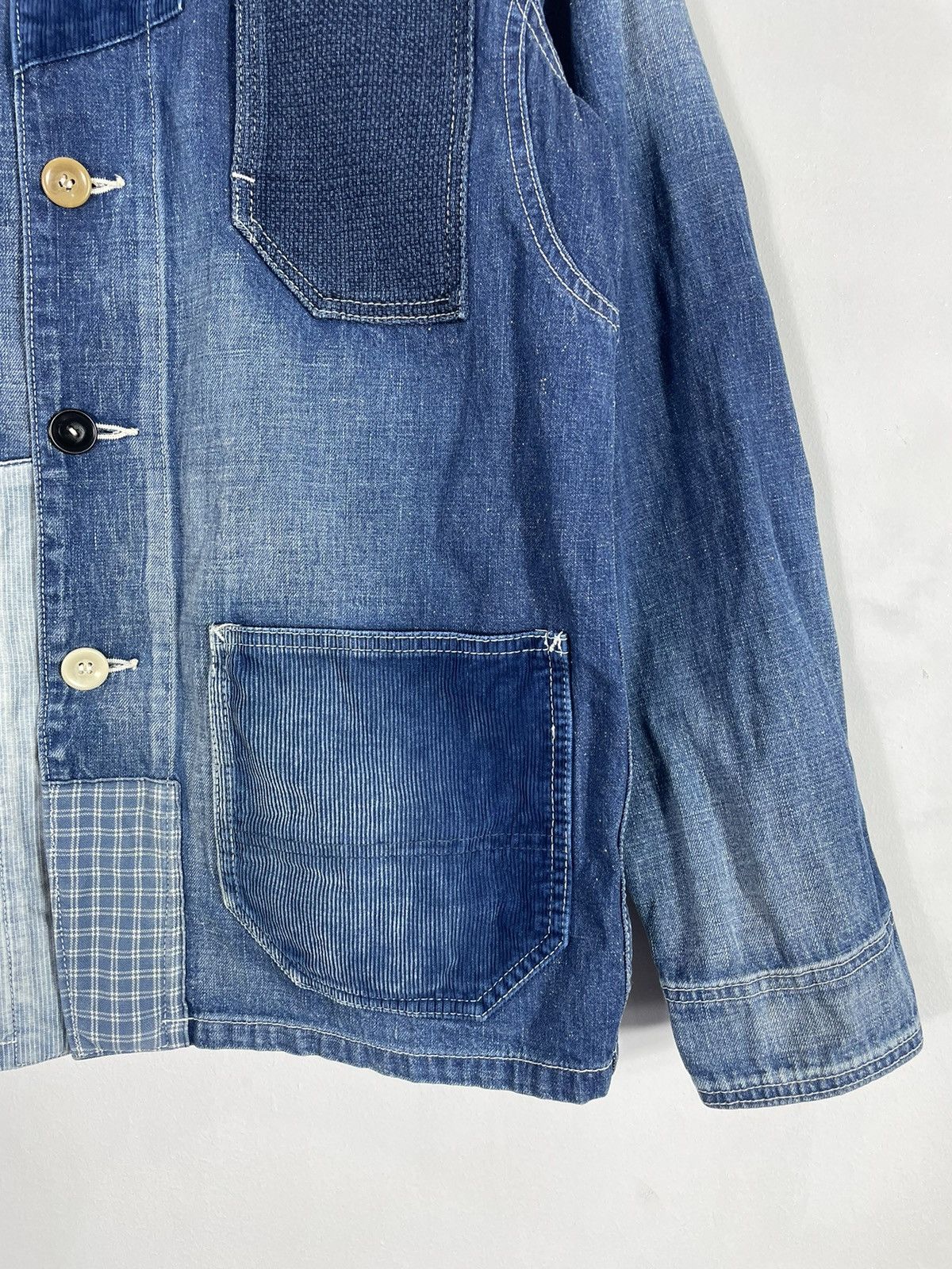 FDMTL × Japanese Brand FDMTL PATCHWORK COVERALL JACKET 2 YEAR WASH Size US M / EU 48-50 / 2 - 6 Thumbnail