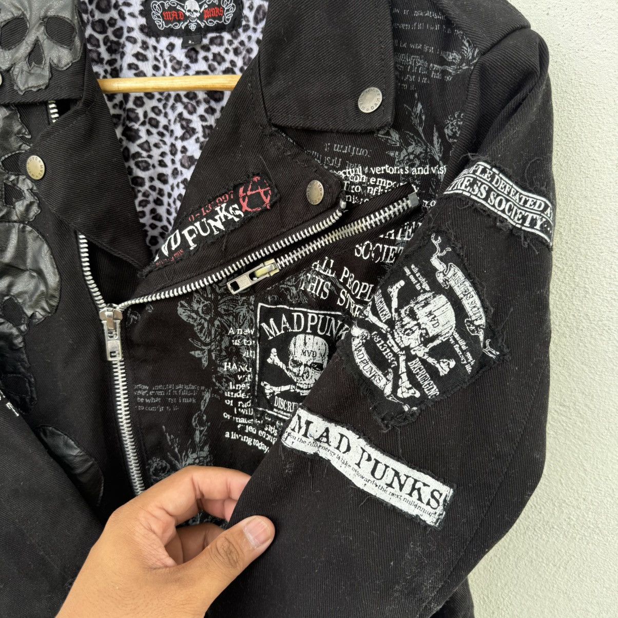 Seditionaries Mad Punk Gothic Skull Cross Bondage y2k Jacket Size US L / EU 52-54 / 3 - 8 Thumbnail