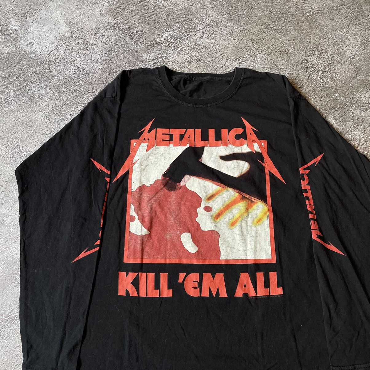 Vintage Vintage Y2K Metallica Kill Em All Graphic Band Tee Worn In L Size US L / EU 52-54 / 3 - 5 Thumbnail