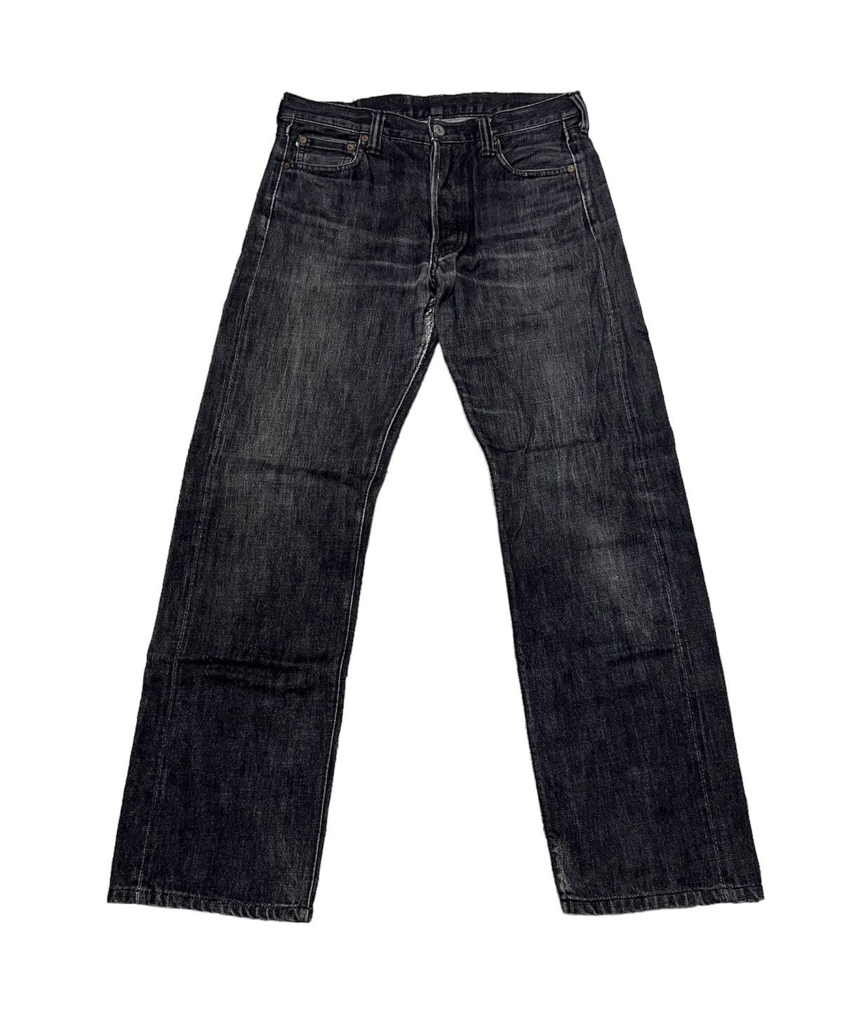 Full Count & Co. Black Faded Full Count Co. Ltd Osaka Selvedge Denim Jeans Size US 30 / EU 46 - 1 Thumbnail