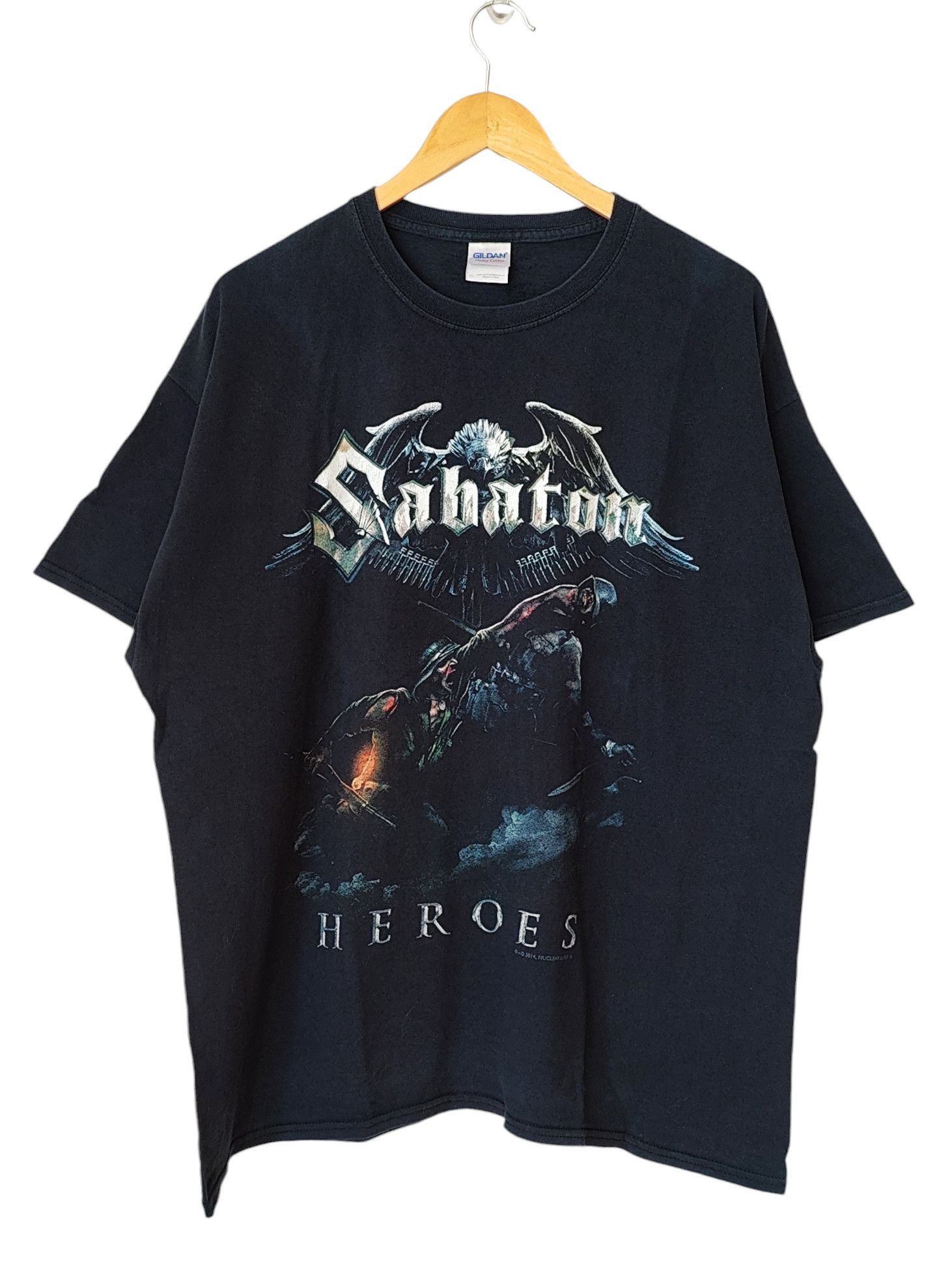Sabaton Heroes To Hell and Back VTG Official Merch tshirt