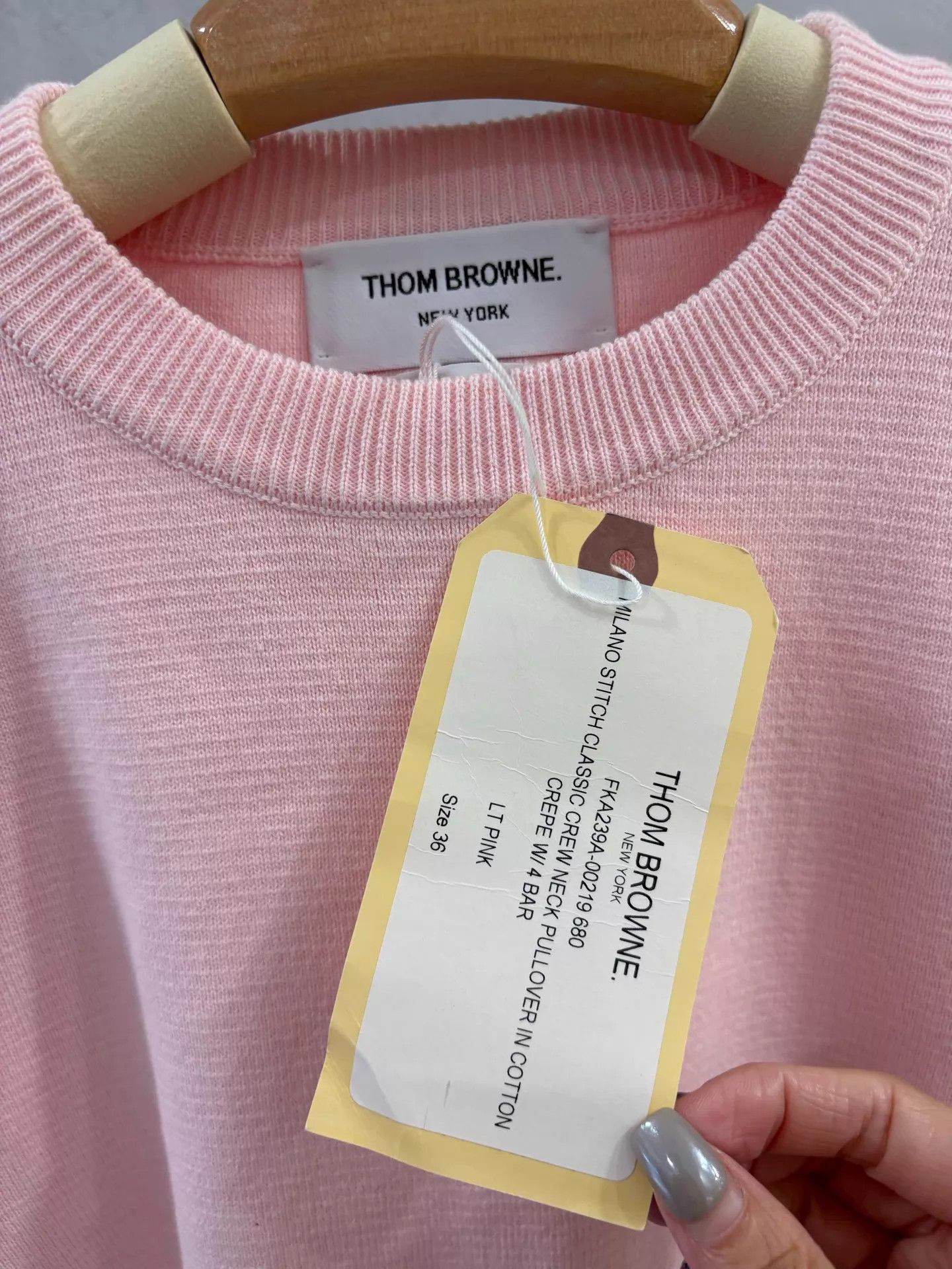 Thom Browne Thom Browne Sakura Pink Cotton Preppy Top 36 New w/ Tags Size XS / US 0-2 / IT 36-38 - 2 Thumbnail