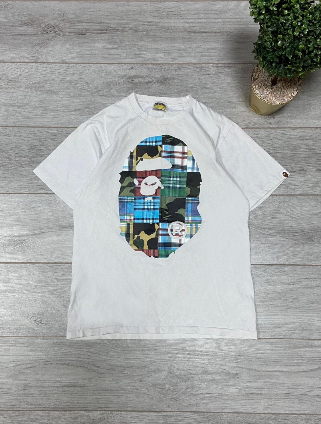 Bape Bape 🦍 camo ape head camo check A bathing Size US M / EU 48-50 / 2 - 1 Thumbnail