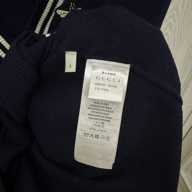 Gucci GucciLittle Bee Knitwear Cardigan jacket 2503-Nextarrow Size L / US 10 / IT 46 - 4 Thumbnail