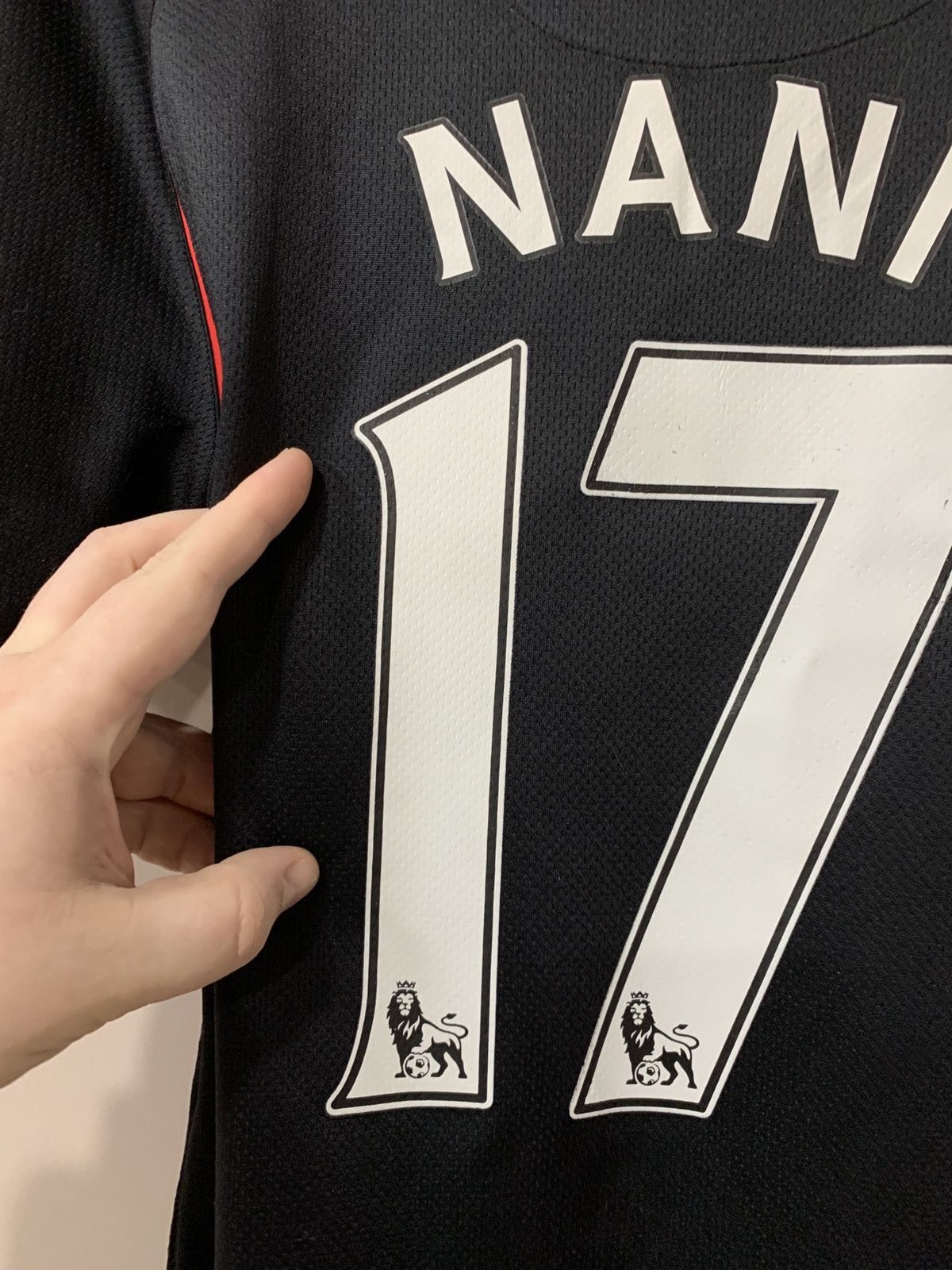 Nike Manchester United 2008 Football Shirt Nike Soccer NANI #17 Size US S / EU 44-46 / 1 - 14 Thumbnail