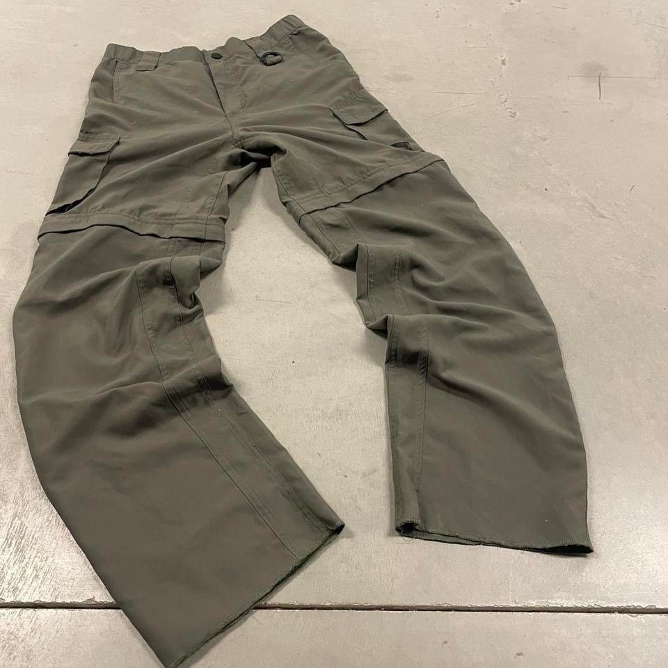 Vintage vintage y2k green cargo pants 30x30 Size US 30 / EU 46 - 1 Thumbnail