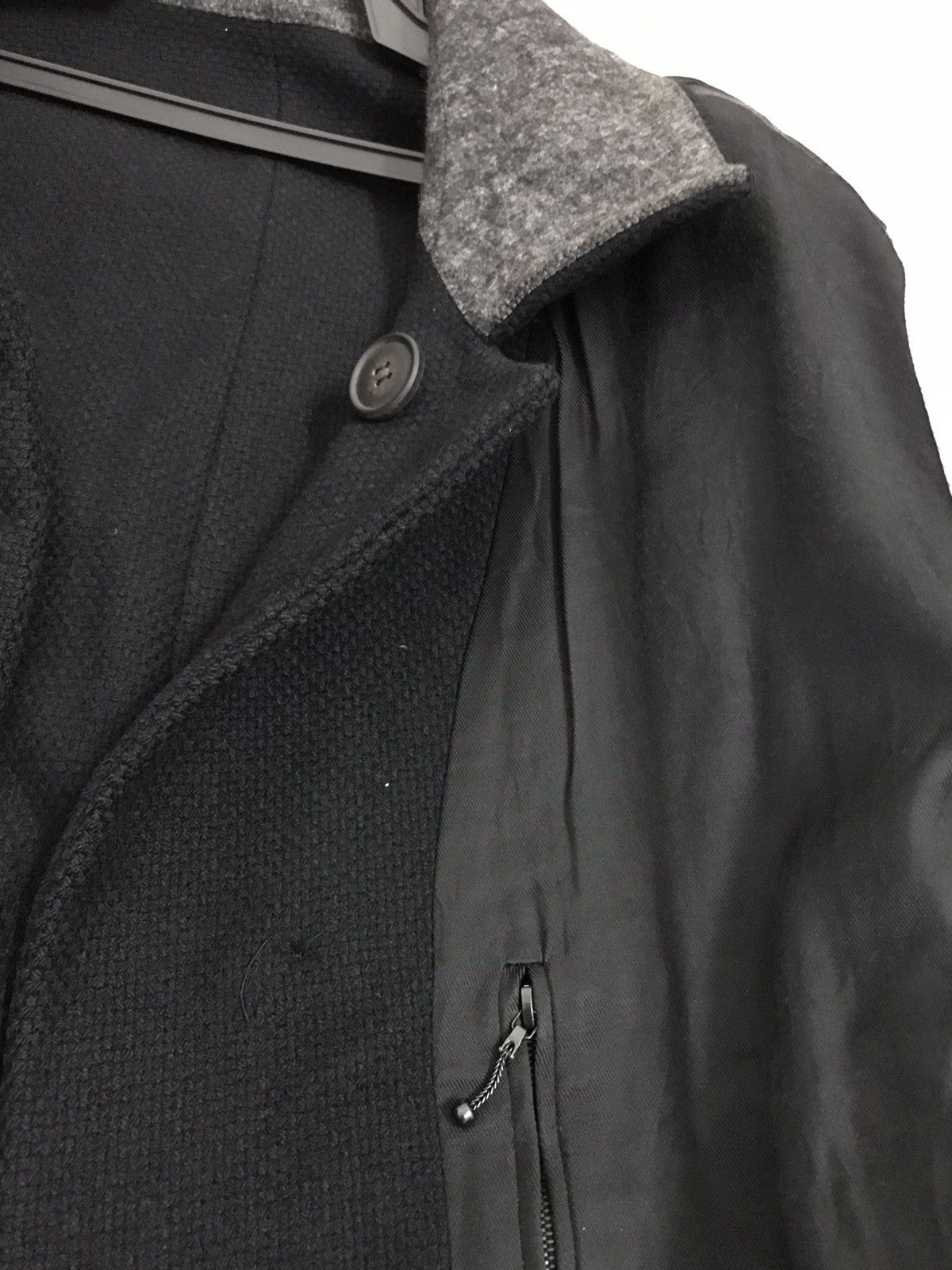 A.P.C. A.P.C. Paris Black Wool Long Single Breasted Coat Size US M / EU 48-50 / 2 - 8 Thumbnail