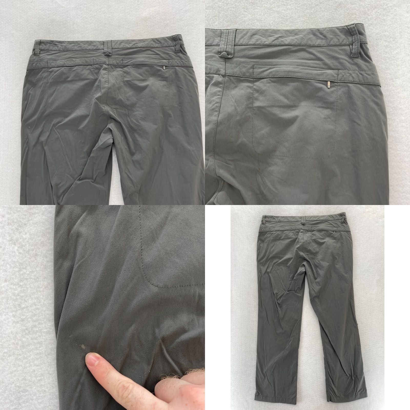 Eddie Bauer Eddie Bauer Travex Pants Women's 16 Gray Stretch Nylon Convertible Cargo Size 38" / US 16 / IT 52 - 9 Thumbnail