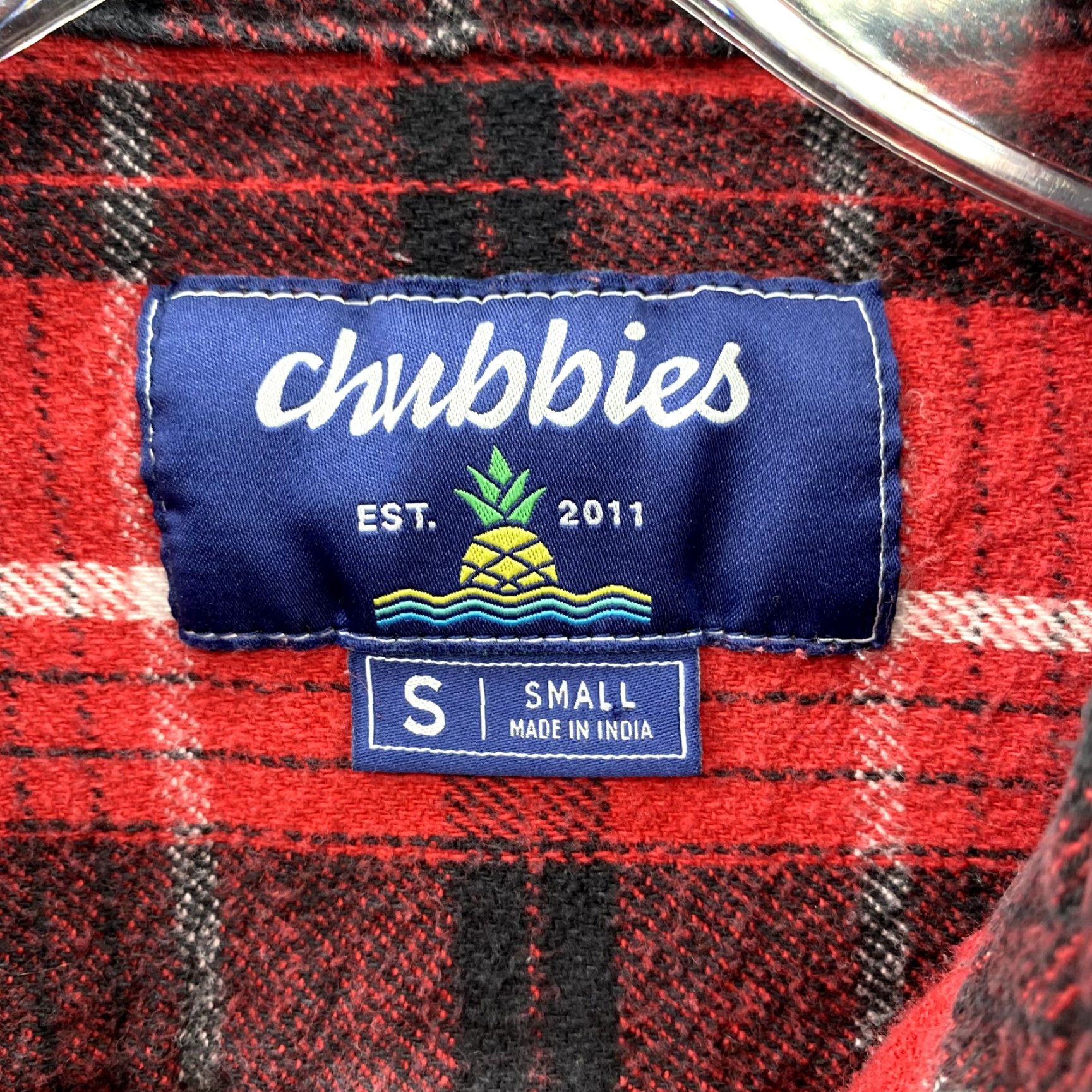 Chubbies Chubbies Flannel Shirt Men Small Red Black Plaid Gorpcore Cabin Workwear Outdoor Shirt Mens Size US S / EU 44-46 / 1 - 3 Thumbnail