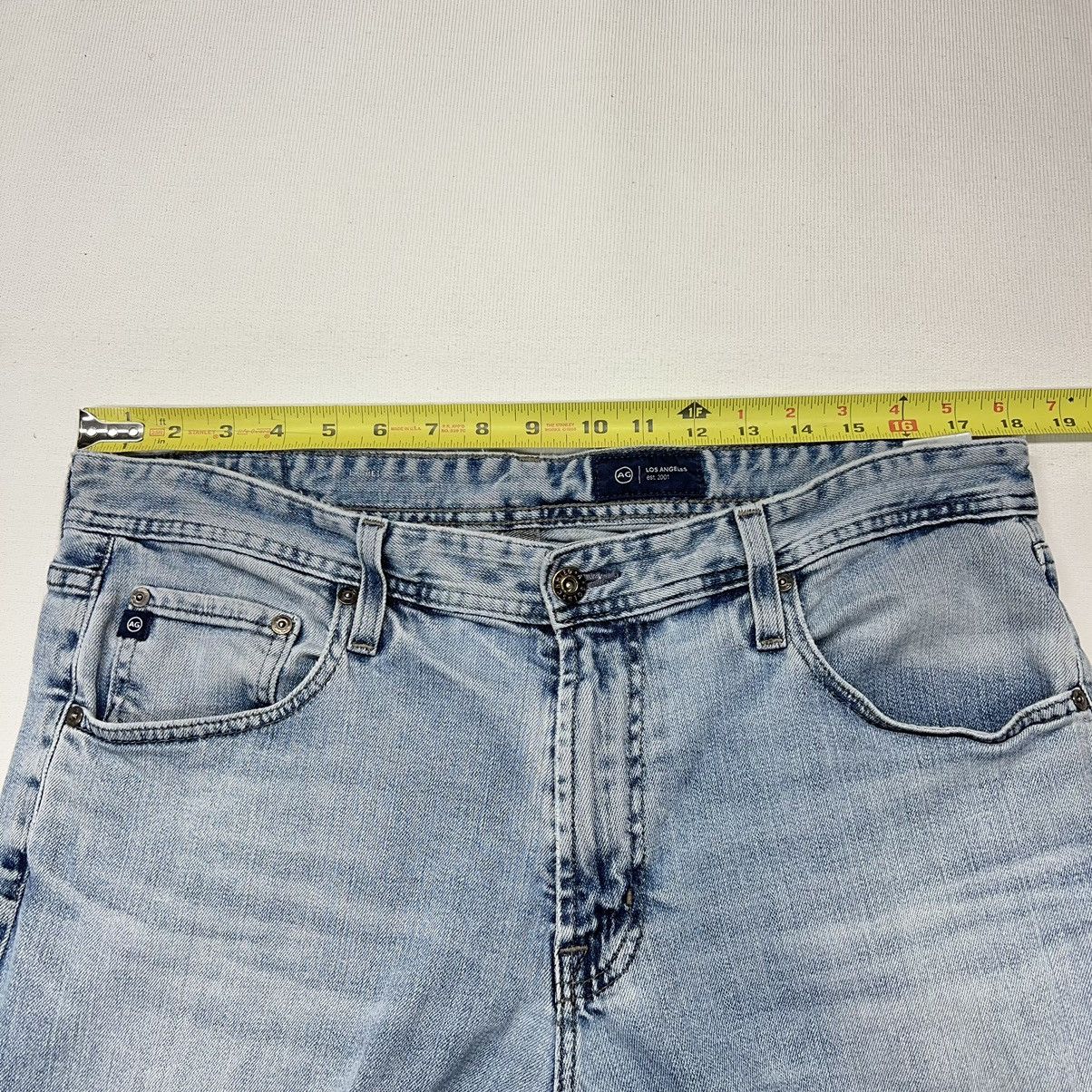 AG Adriano Goldschmied AG Adriano Goldschmied Jeans Blue Straight Denim Washed Size US 36 / EU 52 - 23 Thumbnail
