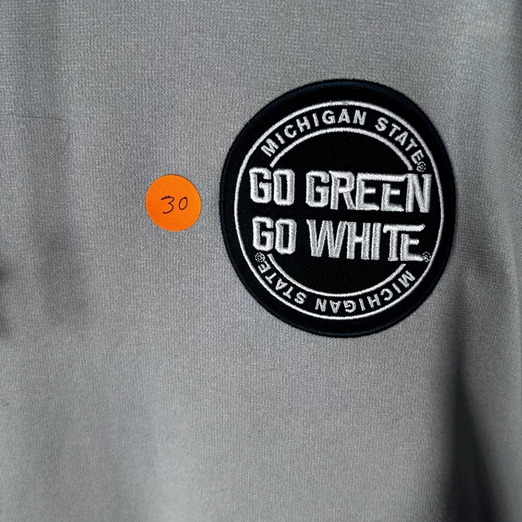 Nike Nike Michigan State Spartans Hoodie Mens 2XL Gray Green Dri-Fit Go Green White Logo Embroidered Pullover Sweatshirt Size US XXL / EU 58 / 5 - 4 Thumbnail