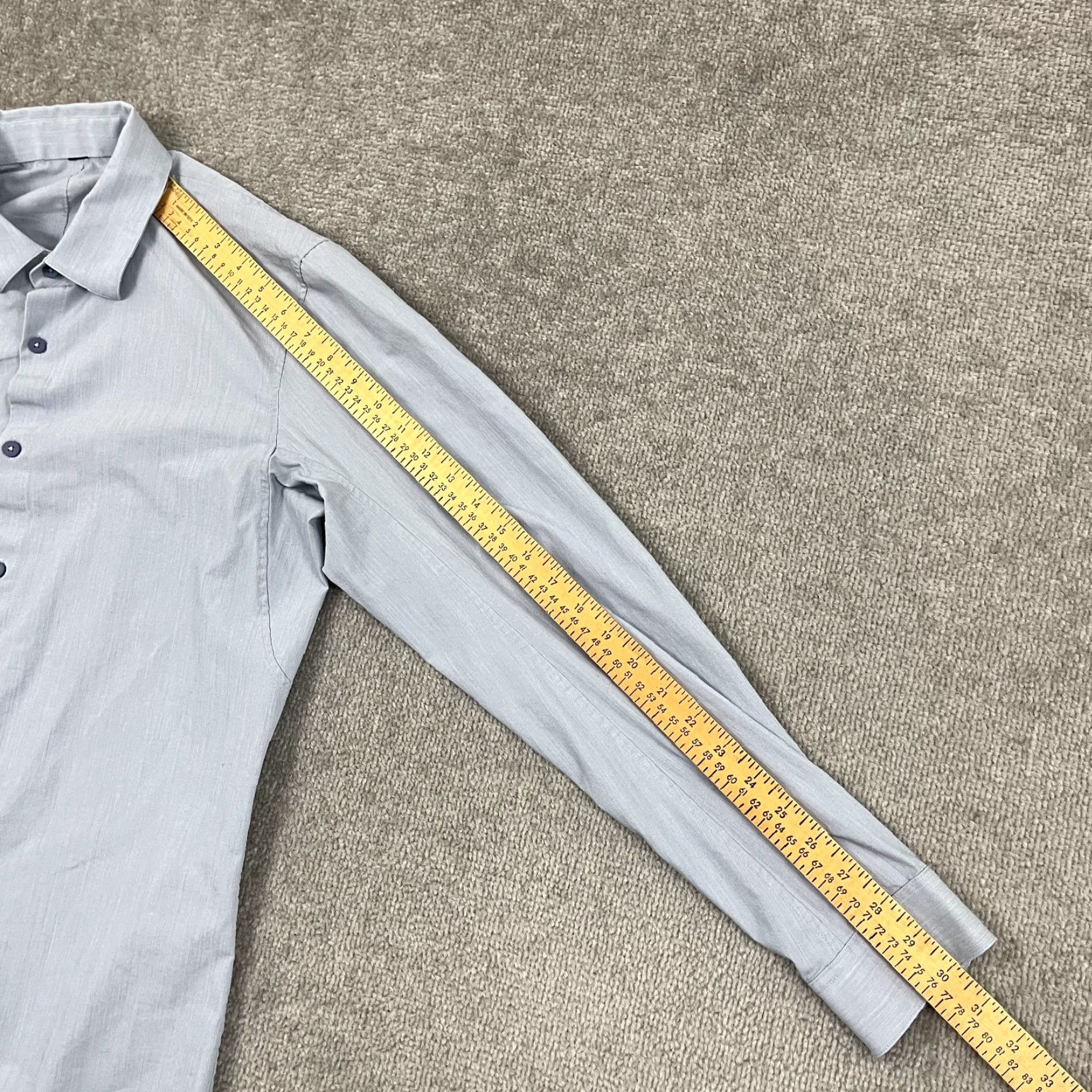 Lululemon Lululemon Shirt Button Up Men Medium Blue Long Sleeve Casual Work Office Stretch Size US M / EU 48-50 / 2 - 5 Thumbnail