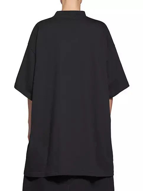 Balenciaga o1w1db11224 Sticky Note T-Shirt Oversized in Black Size US M / EU 48-50 / 2 - 4 Thumbnail