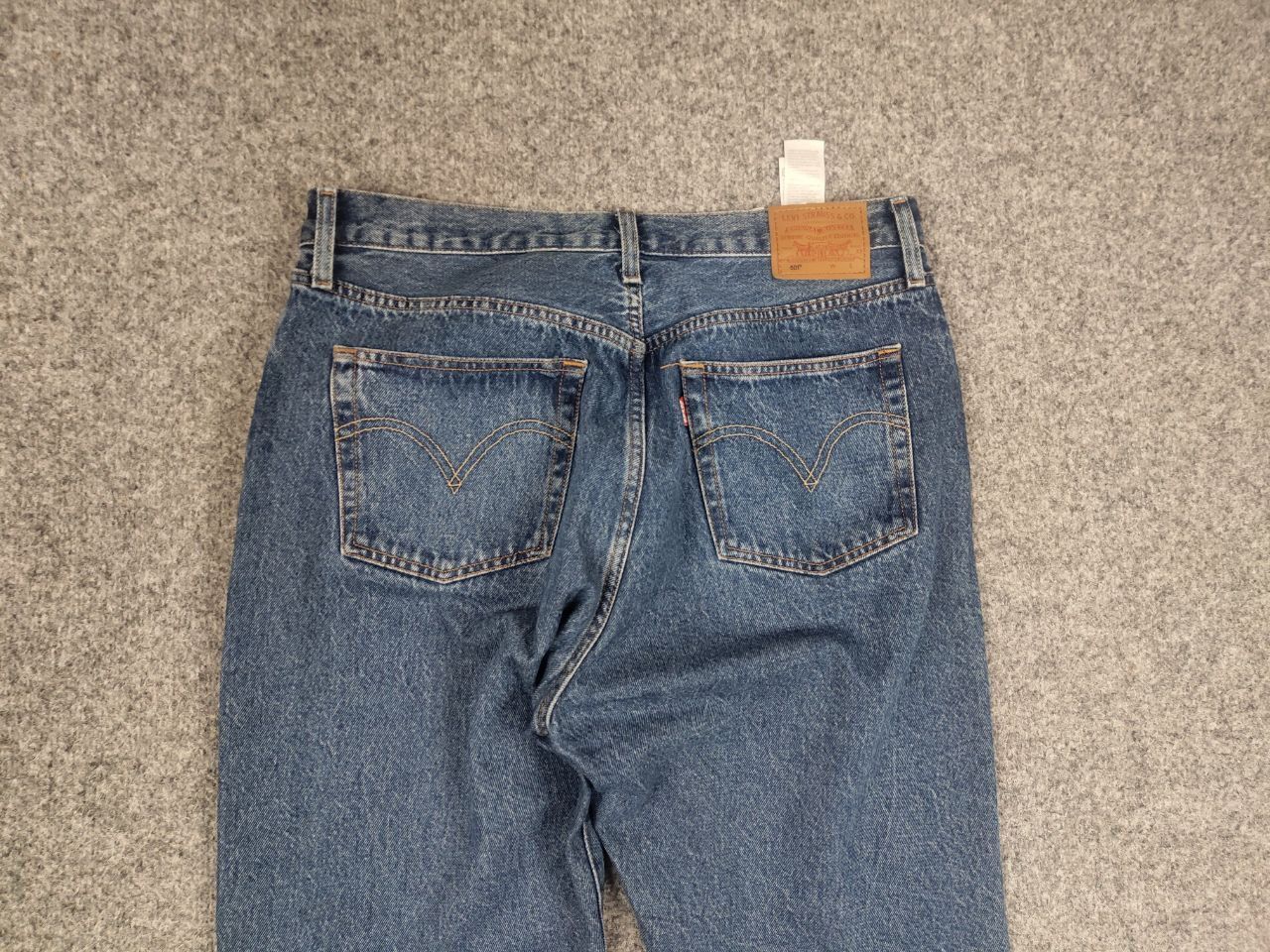 Levi's Levis 501's Straight Women's blue Denim Jeans Size 32" / US 10 / IT 46 - 5 Thumbnail