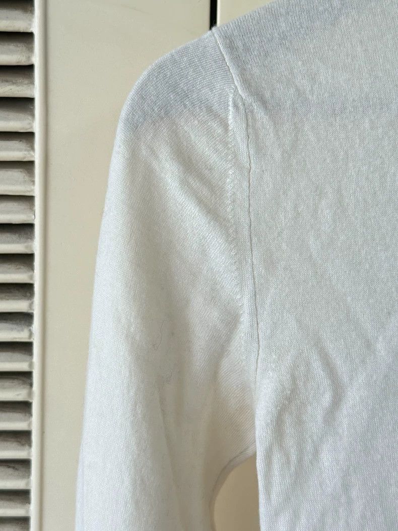 Loewe LOEWE White knit sweater Size S / US 4 / IT 40 - 5 Thumbnail