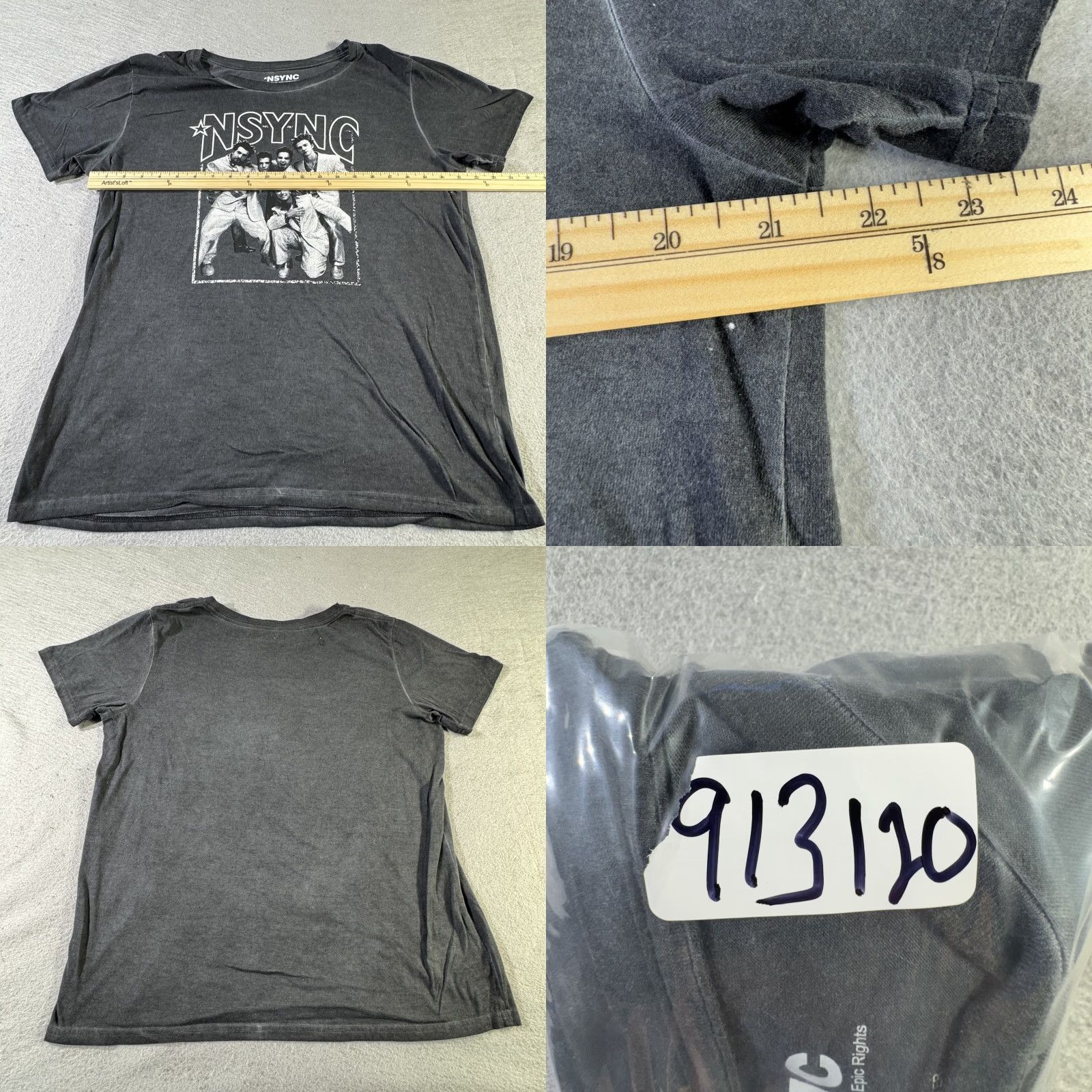 Vintage NSYNC Shirt Mens 2XL Black Graphic Band Tee 2018 Boy Band Concert Tour Music Size US XXL / EU 58 / 5 - 8 Thumbnail